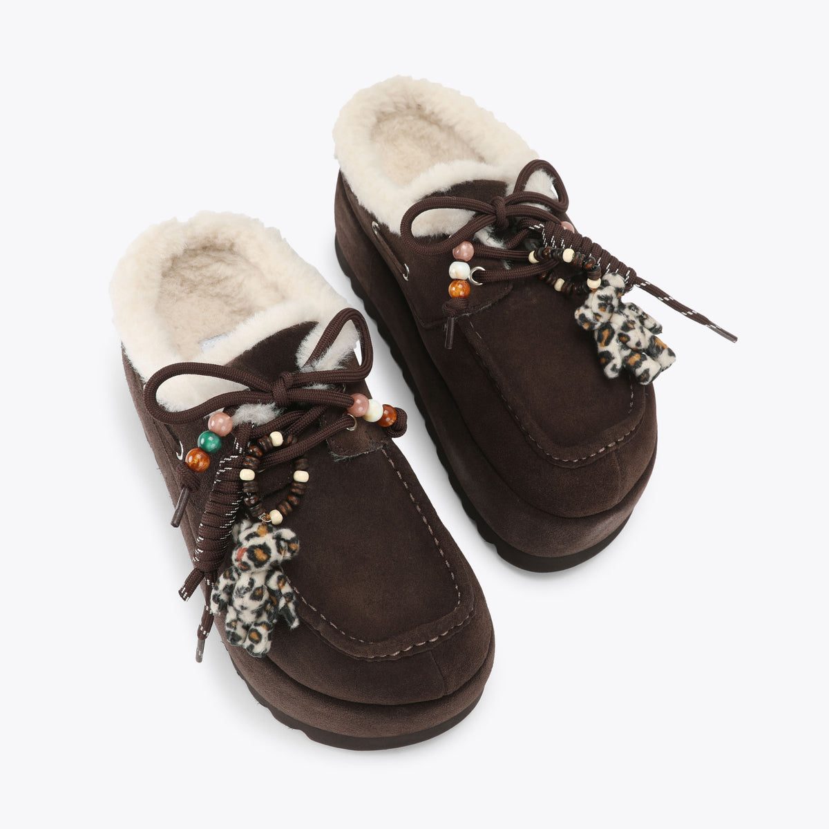 Cuddly Dark Brown Suede