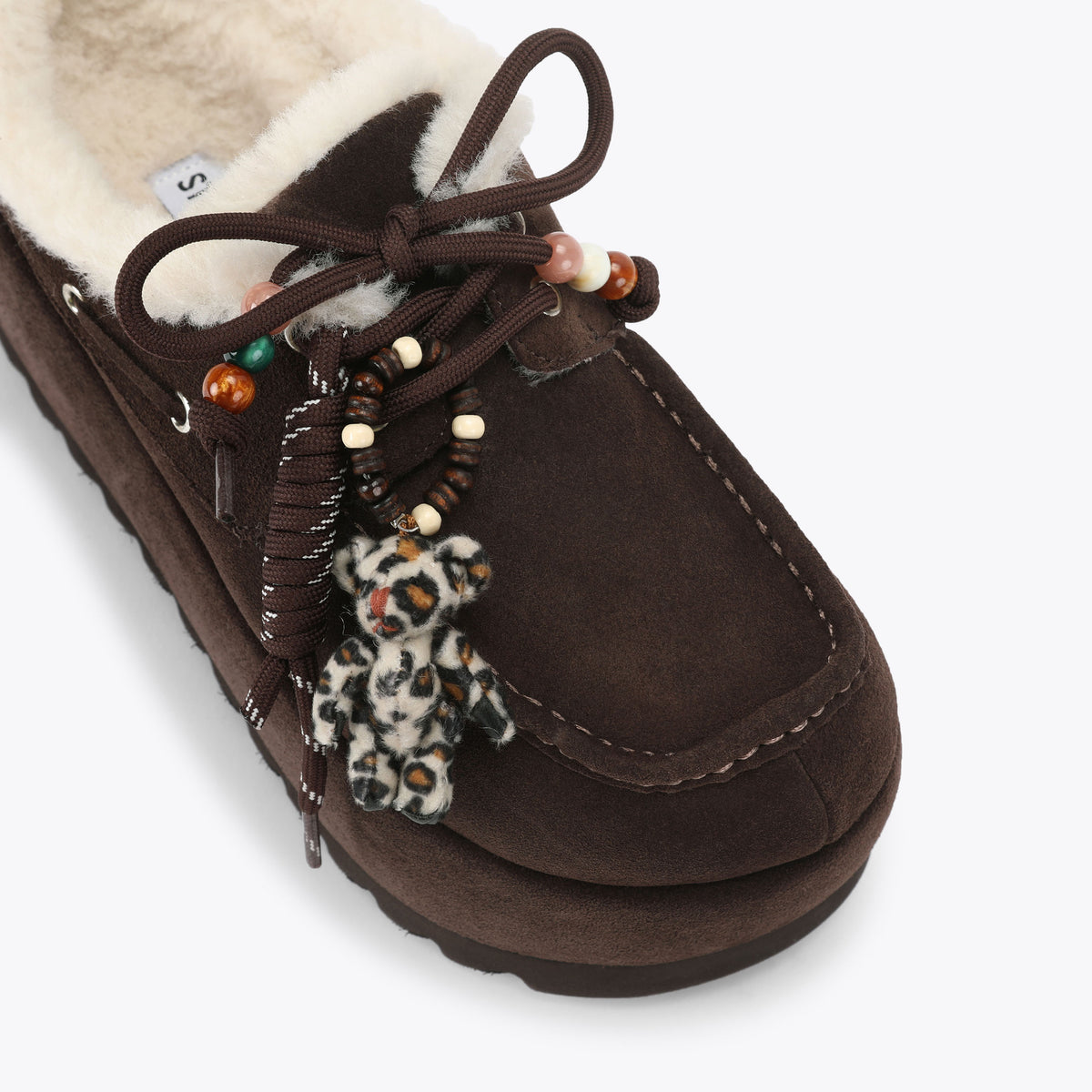 Cuddly Dark Brown Suede