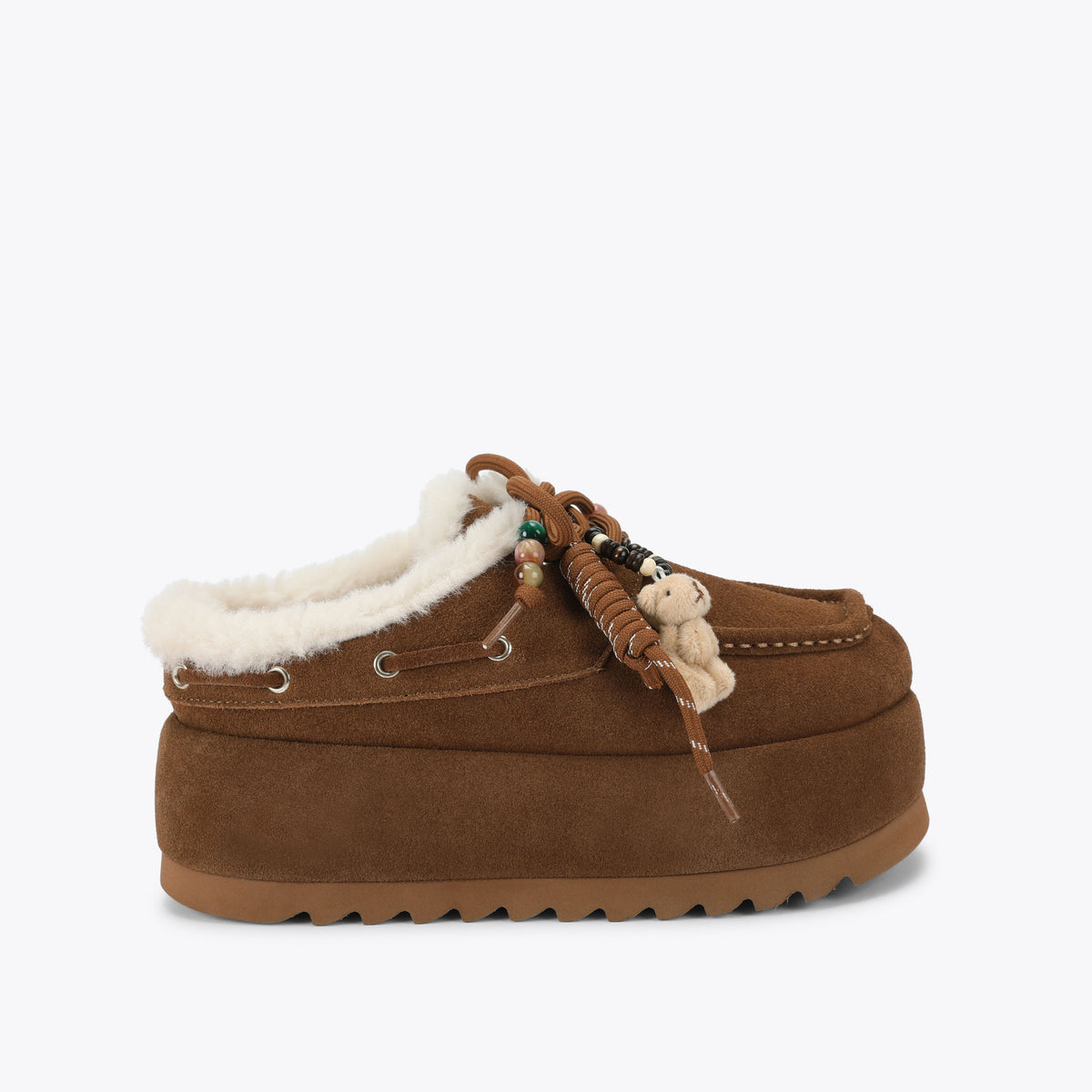 Cuddly Brown Suede