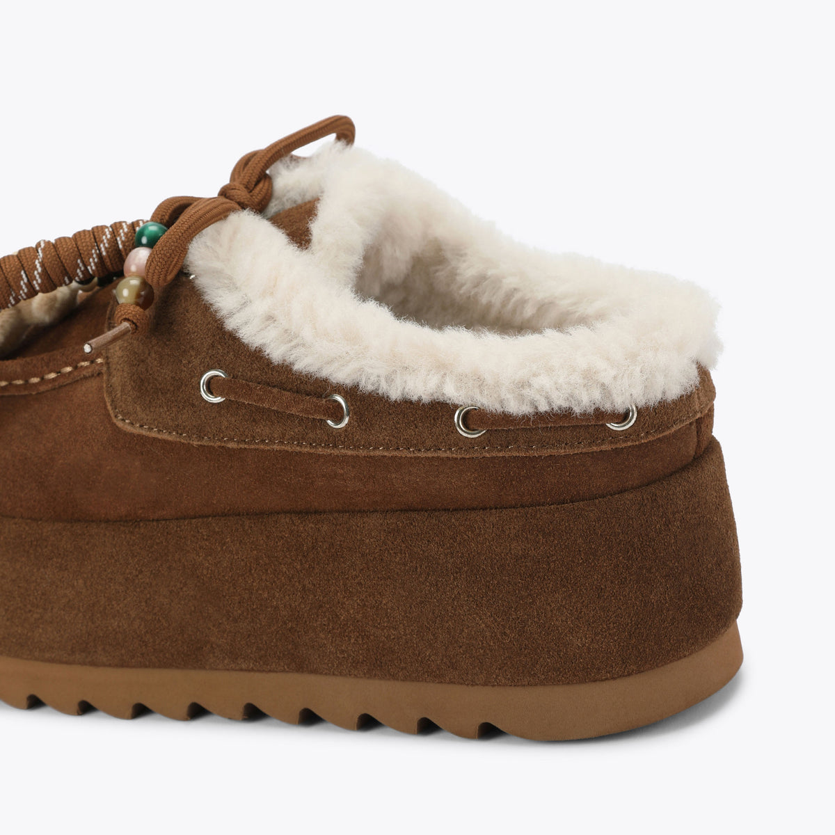 Cuddly Brown Suede