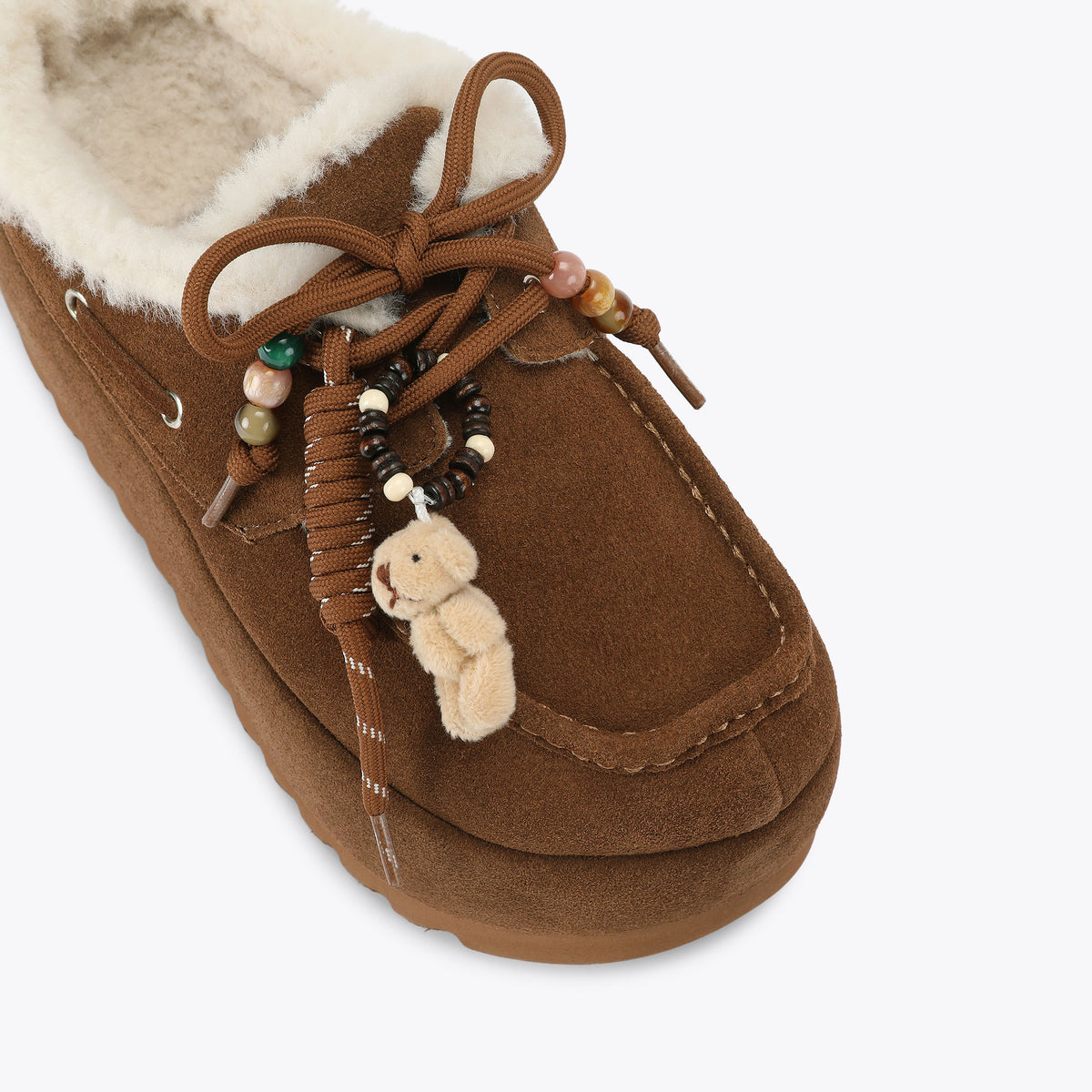 Cuddly Brown Suede