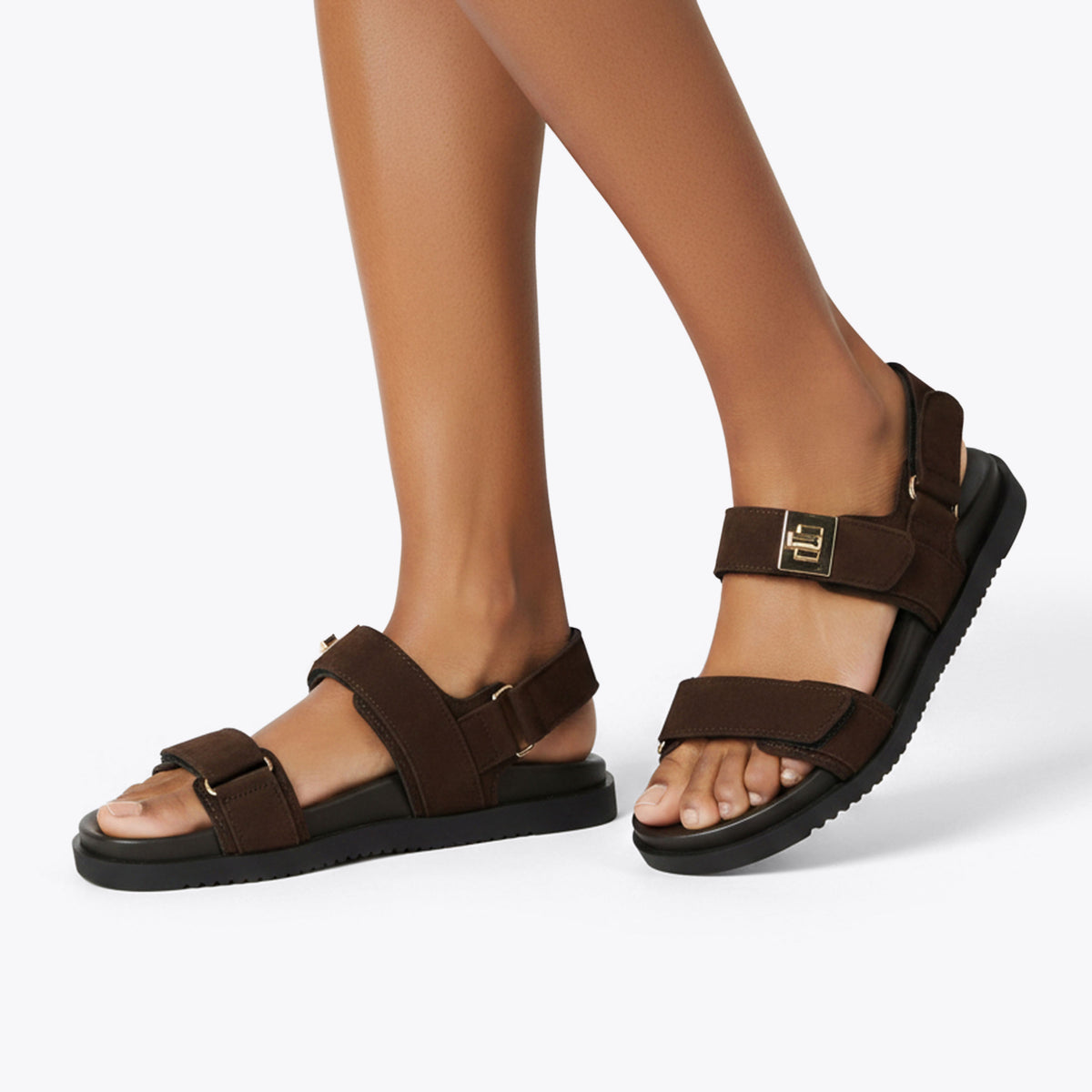Mona Sandal Dark Brown