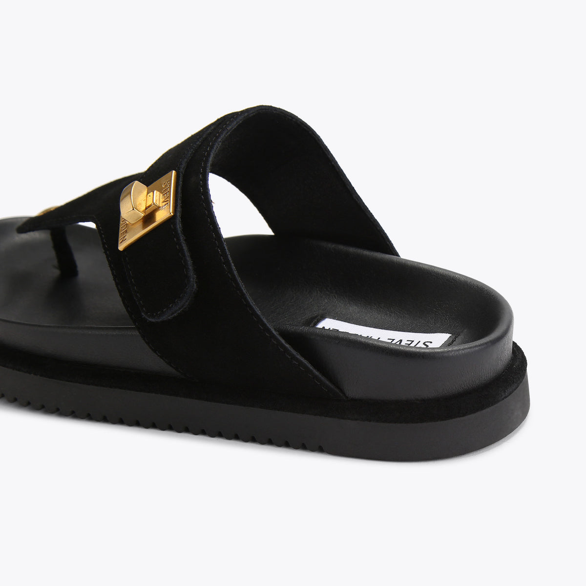 Tuned In Black Suede