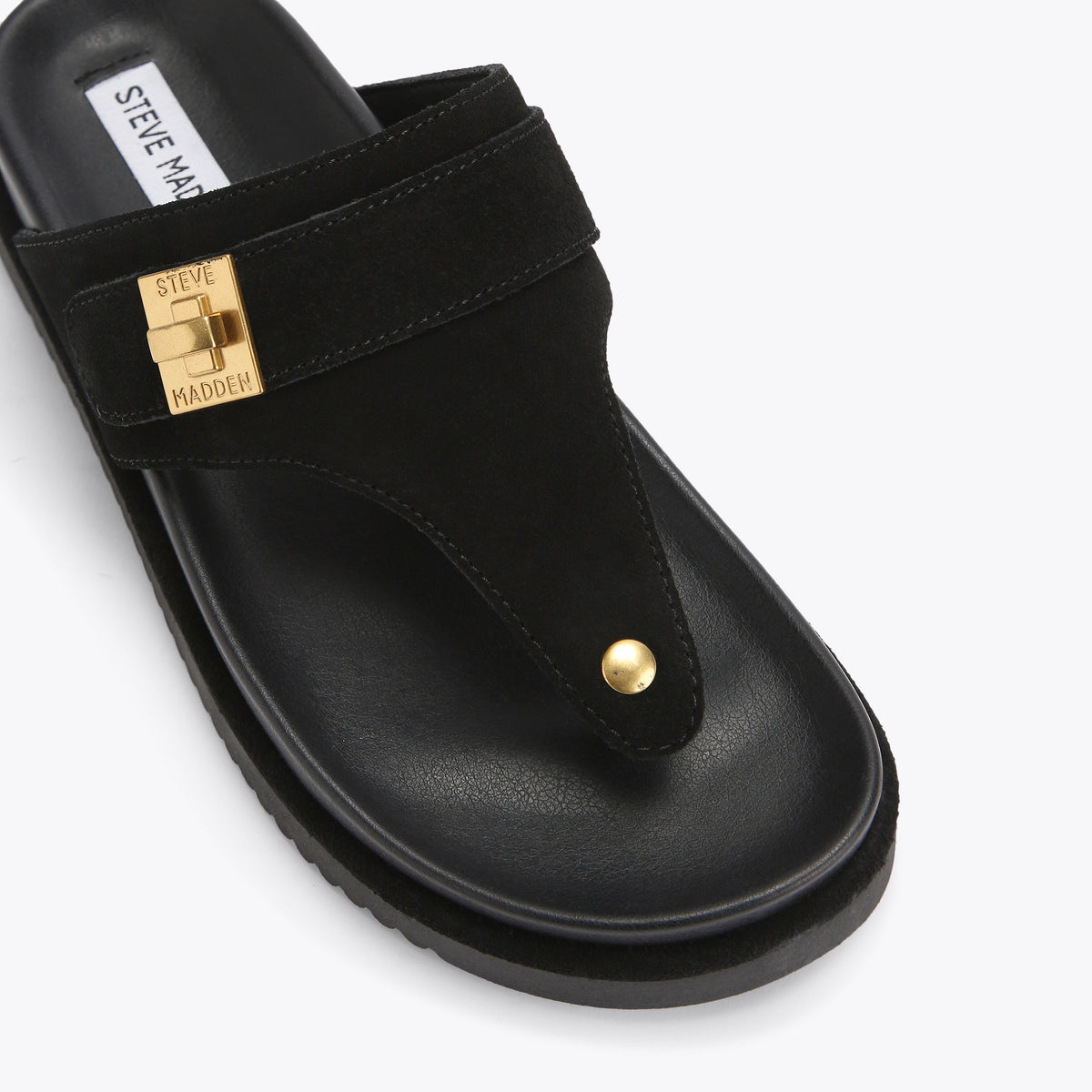 Tuned In Black Suede