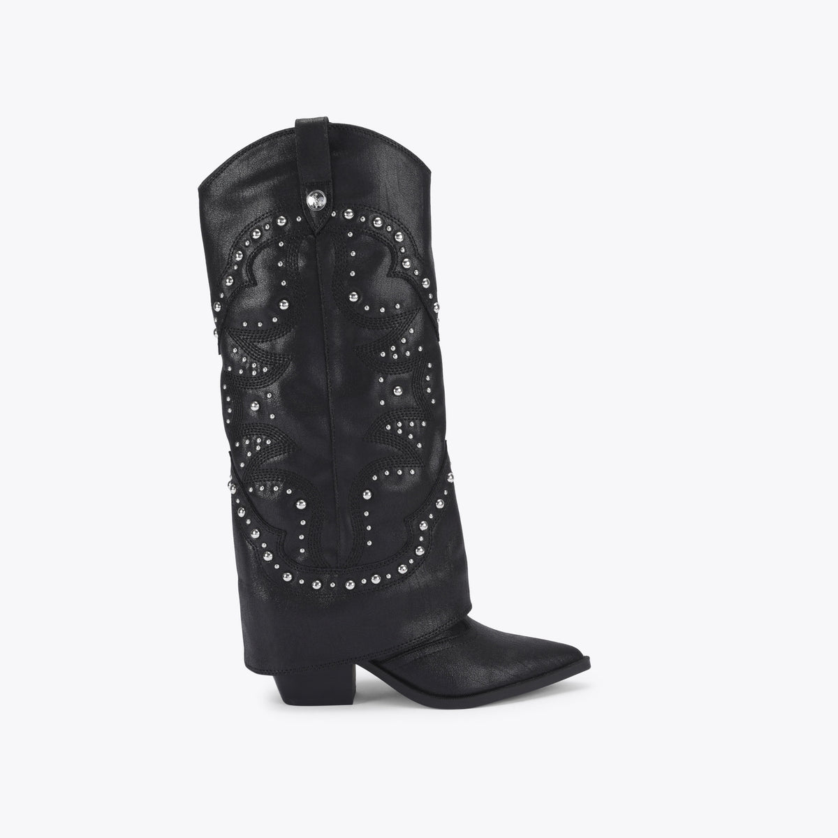 Stagecoach Black Leather