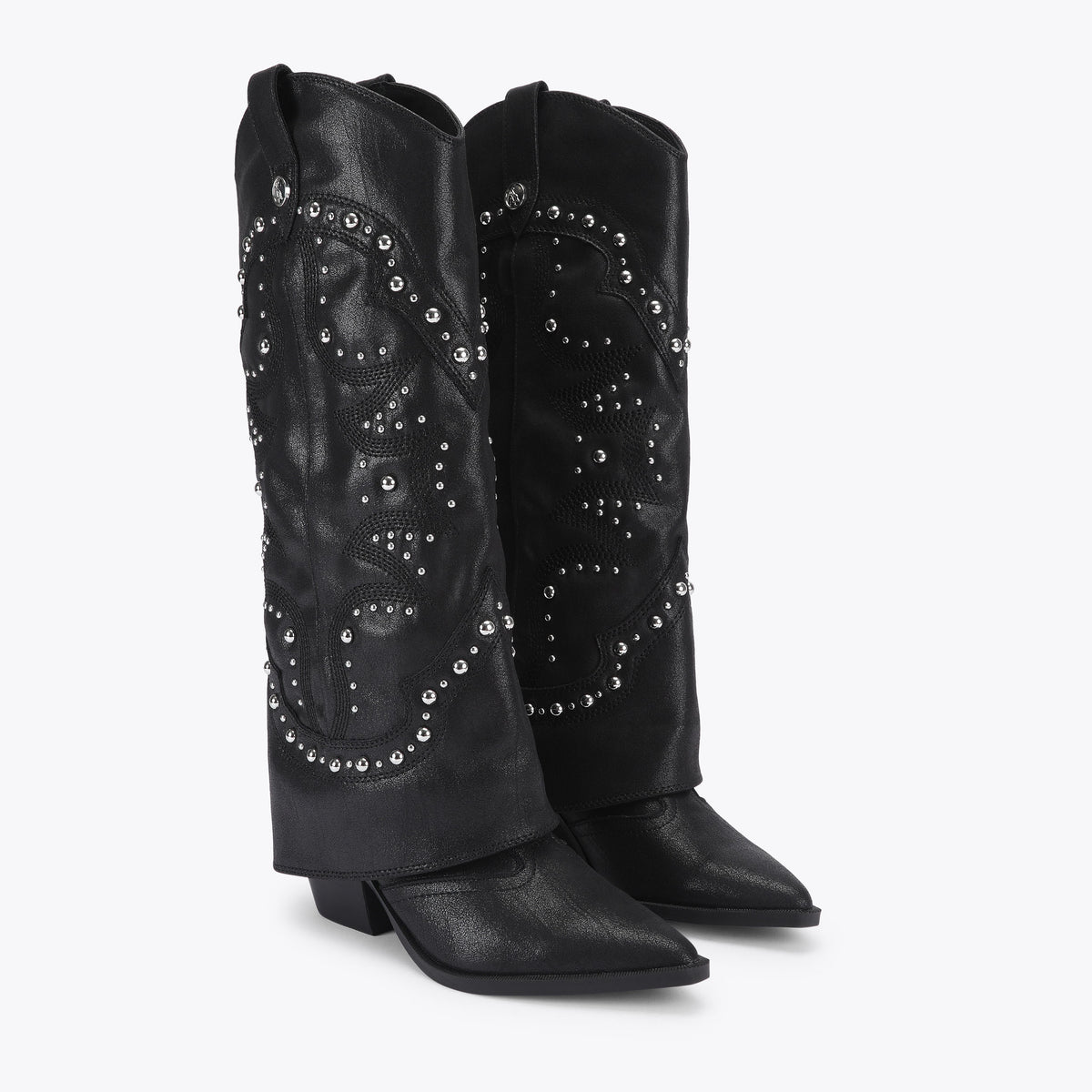 Stagecoach Black Leather