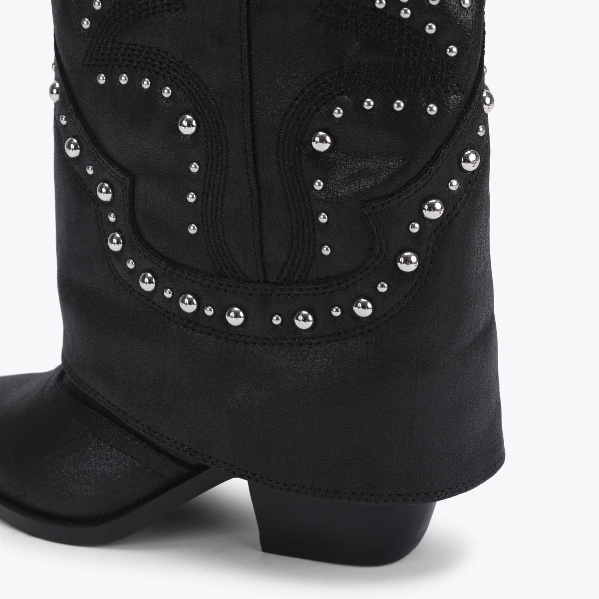 Stagecoach Black Leather