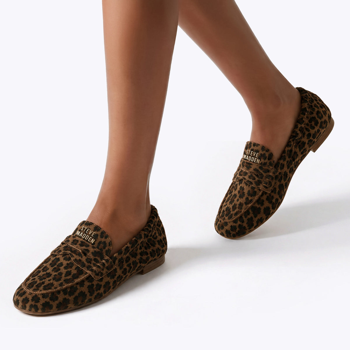 Newbury Leopard Print Suede