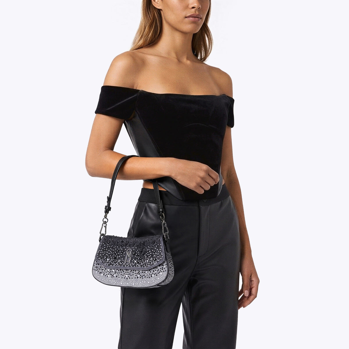 Tagia Bag Black Embellished