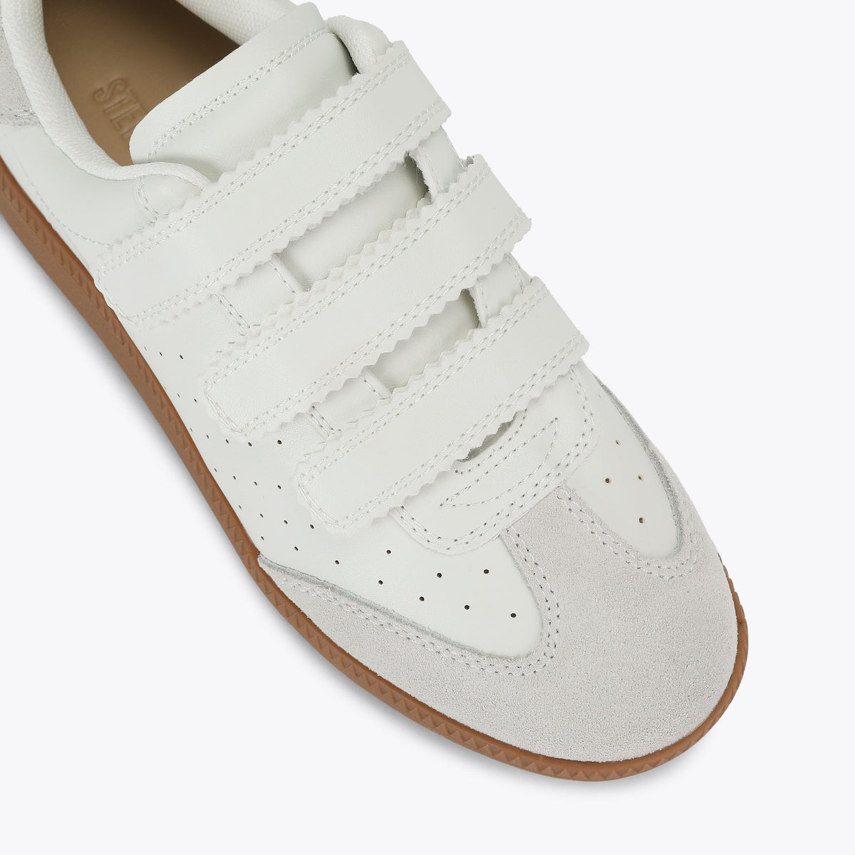 Momentum White Suede
