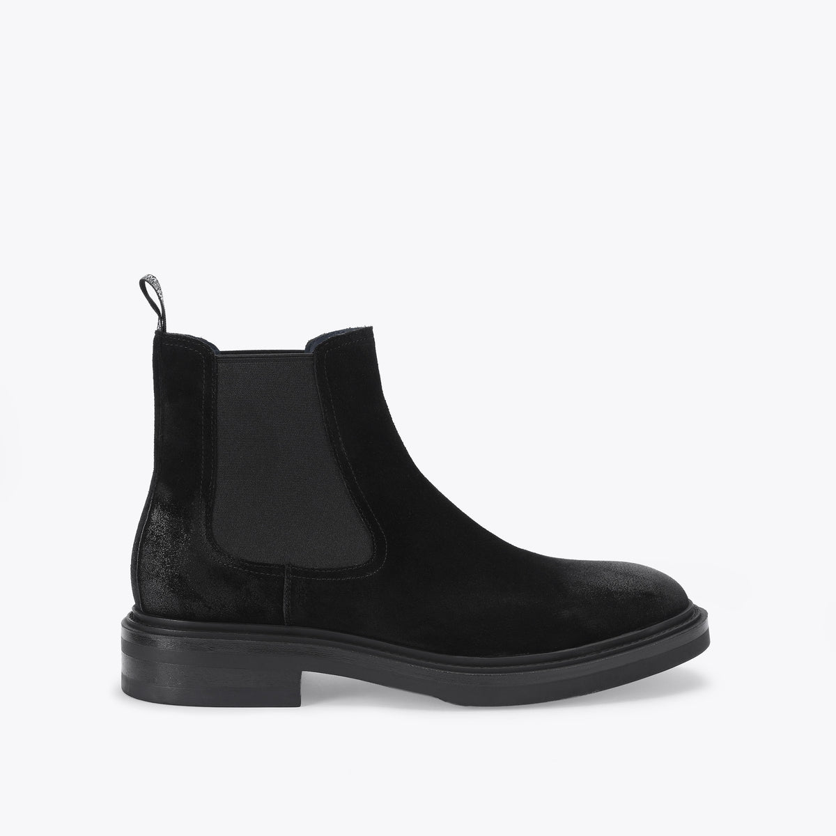 Hatton Black Suede
