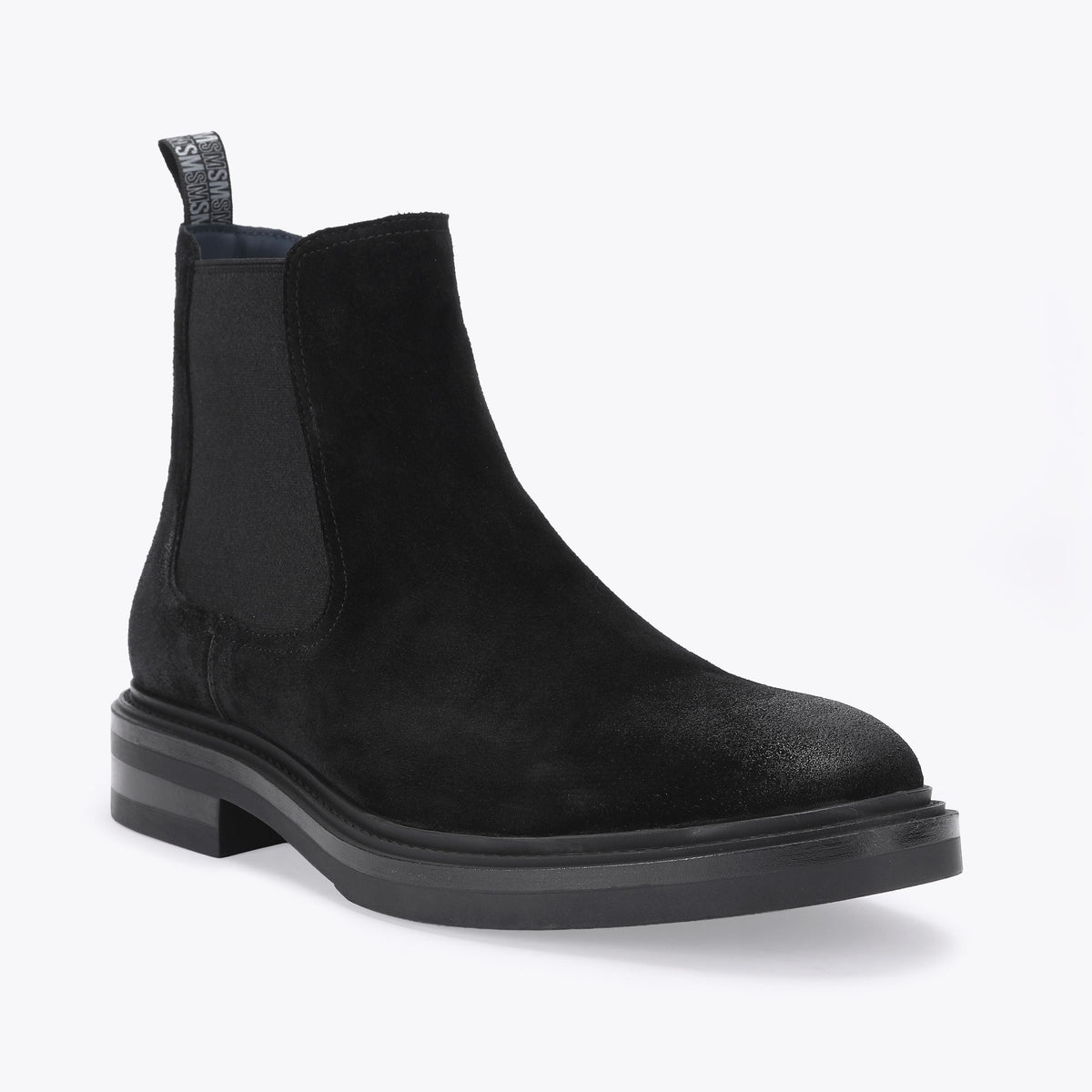 Hatton Black Suede
