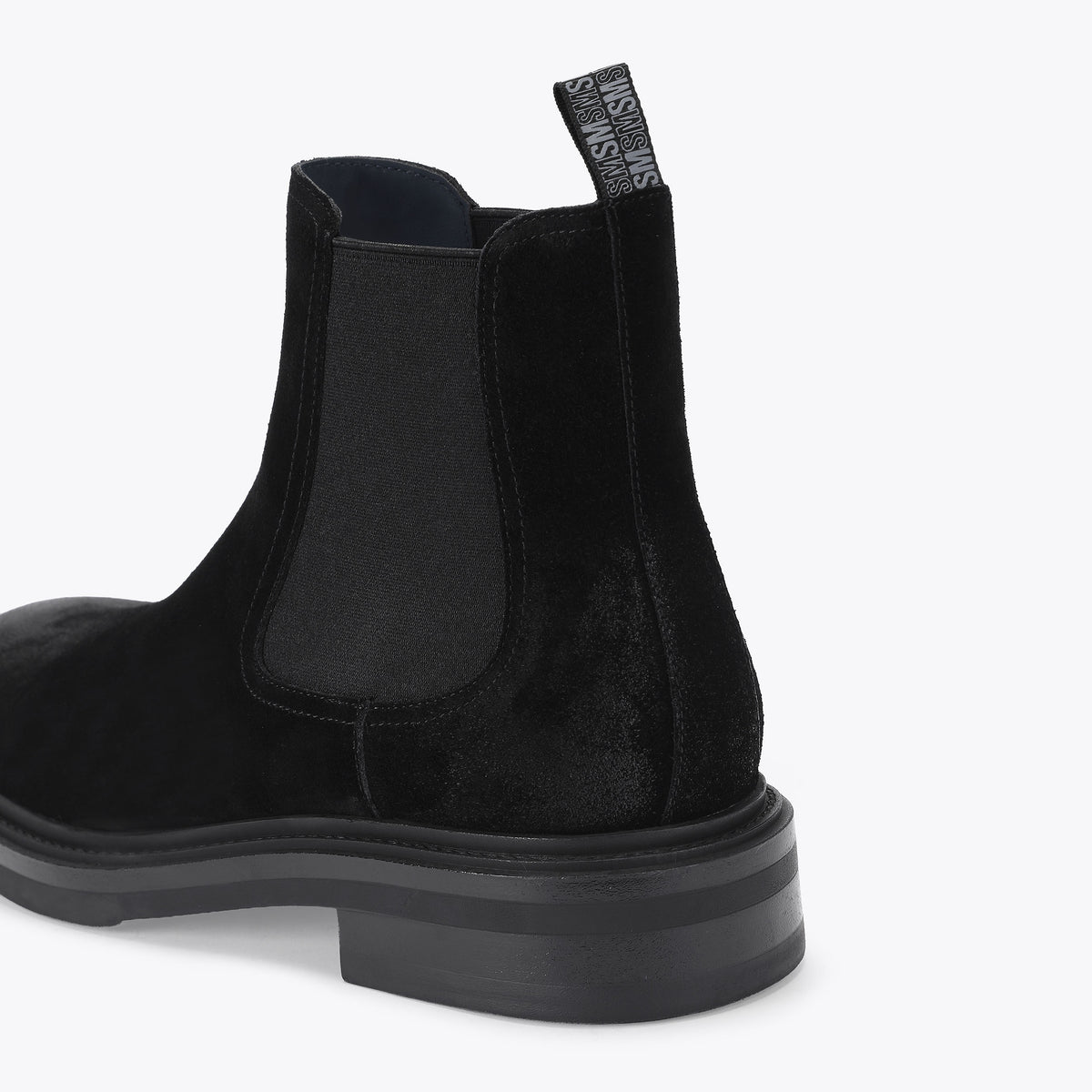 Hatton Black Suede