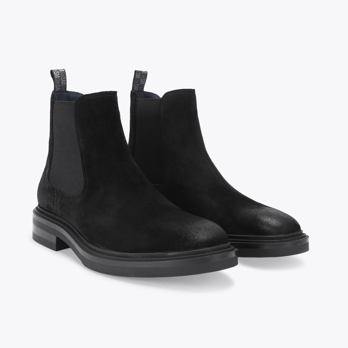 Hatton Black Suede