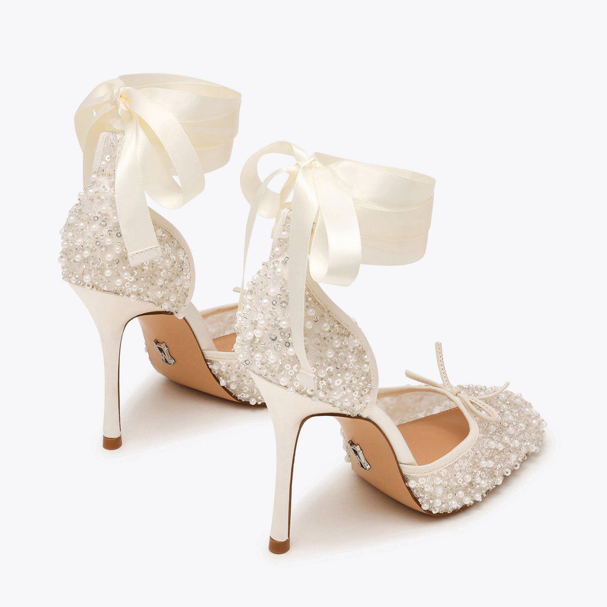 Larina White Sequin