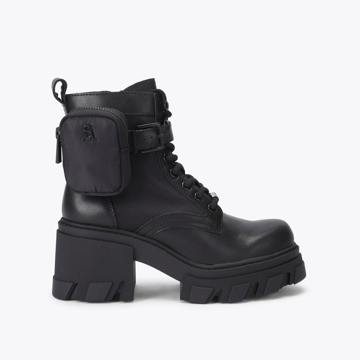 Barracks Black Leather