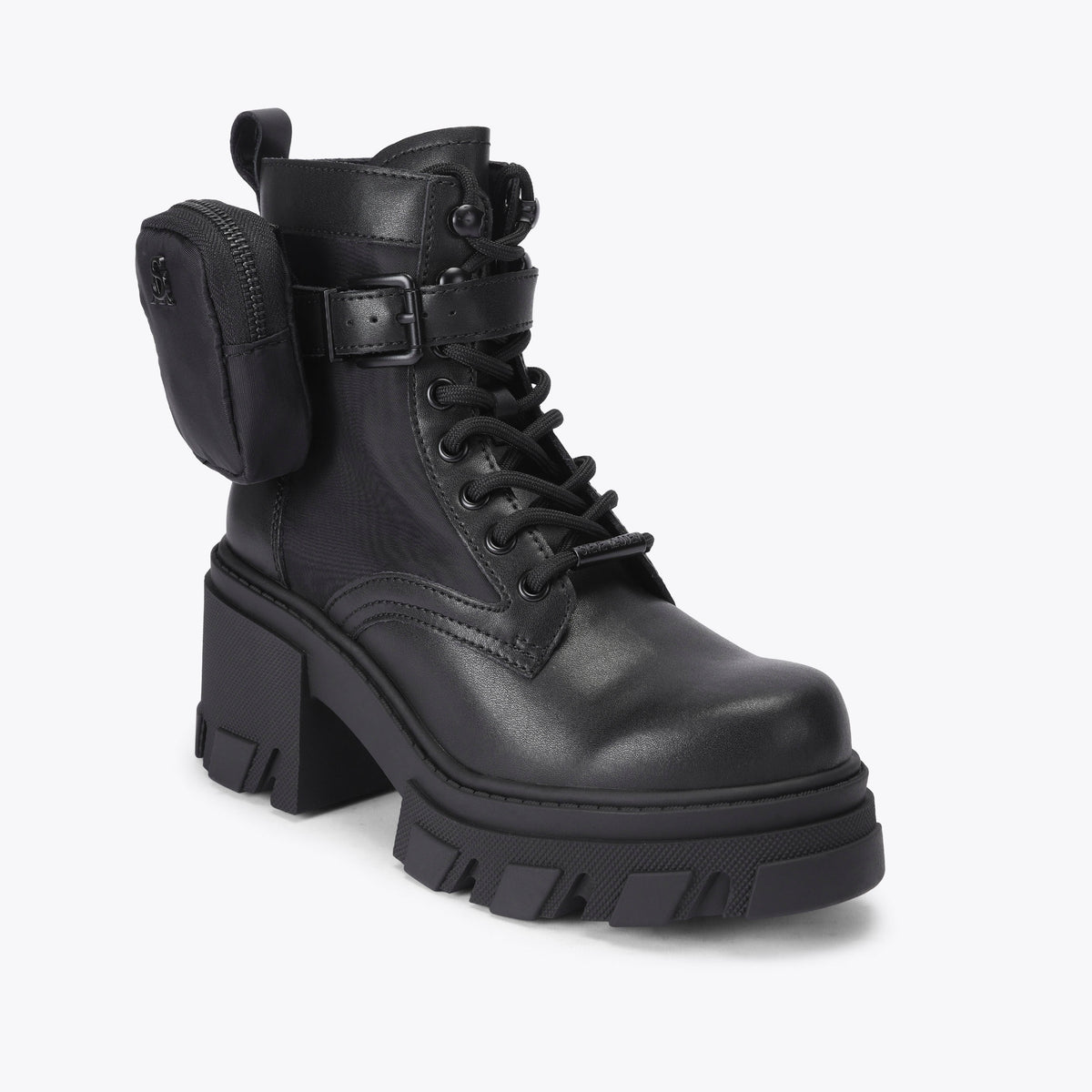 Barracks Black Leather