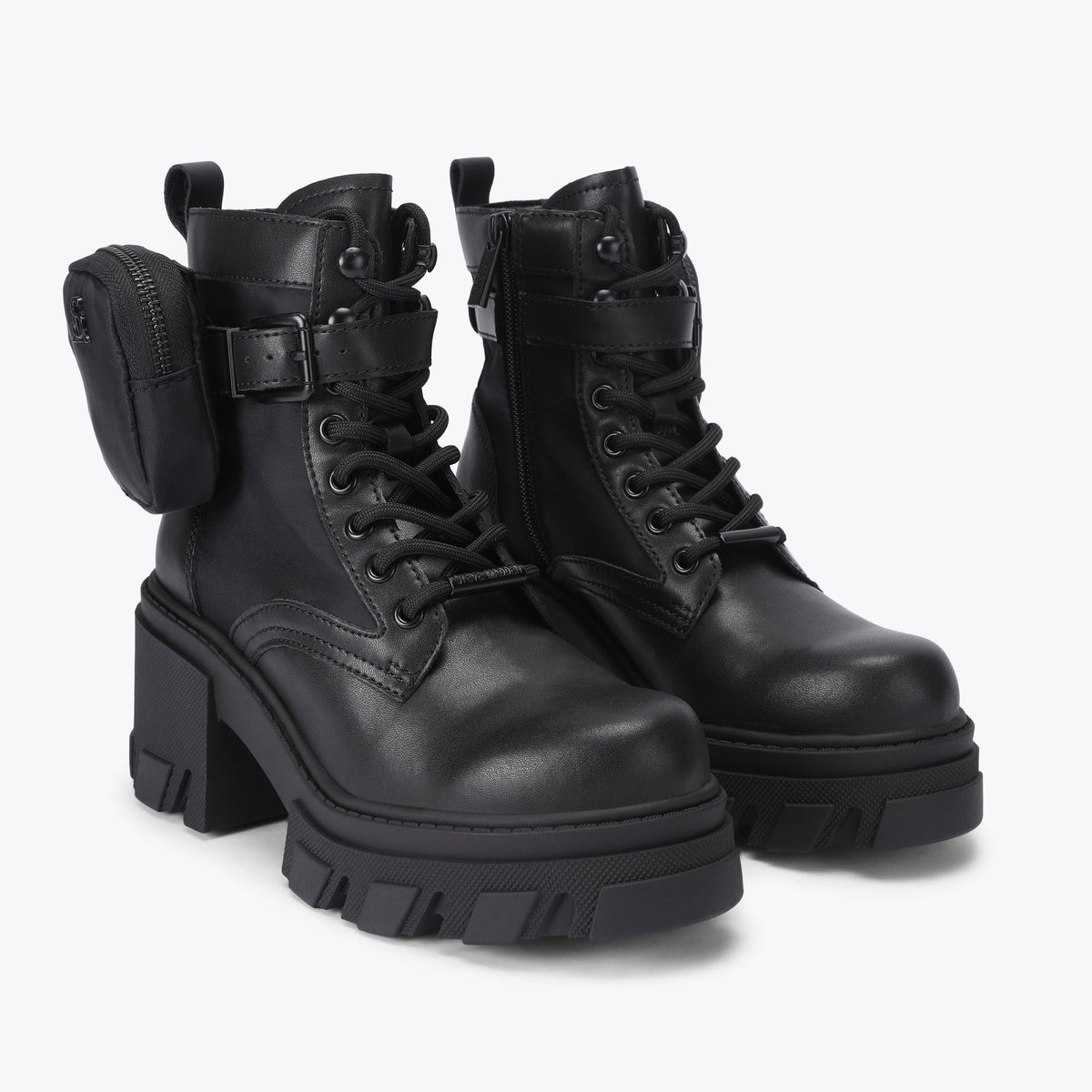 Barracks Black Leather