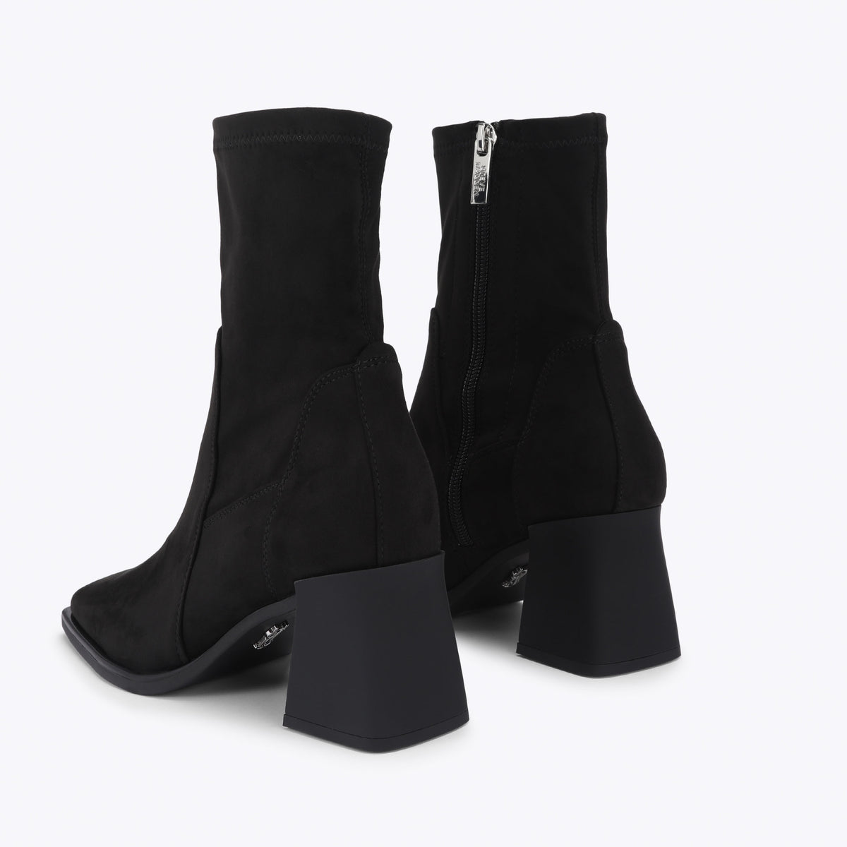 Hover Black Suedette