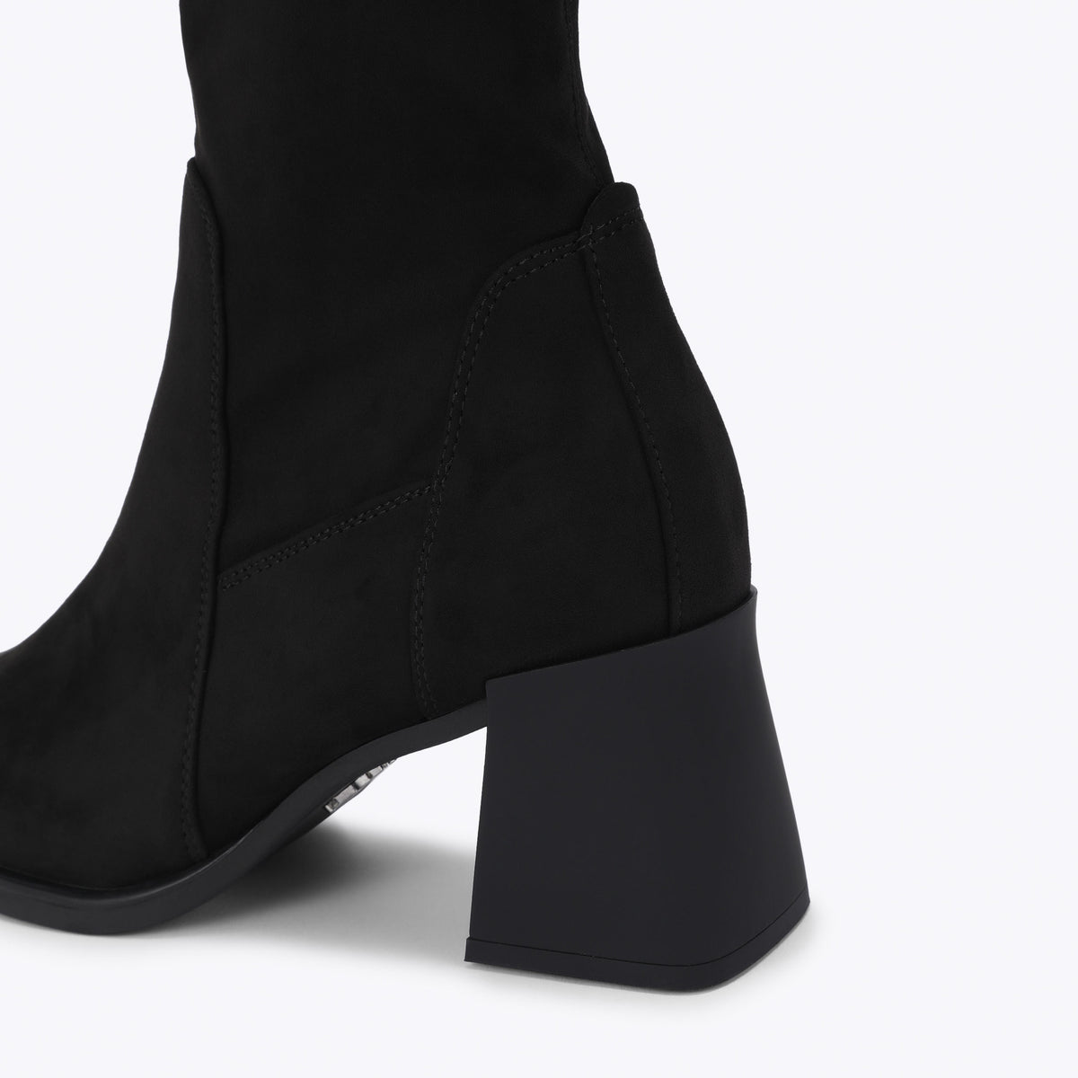 Hover Black Suedette