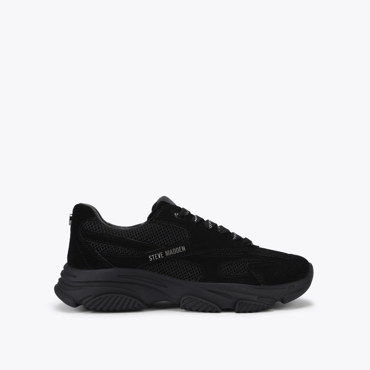 Front Row Black Suede