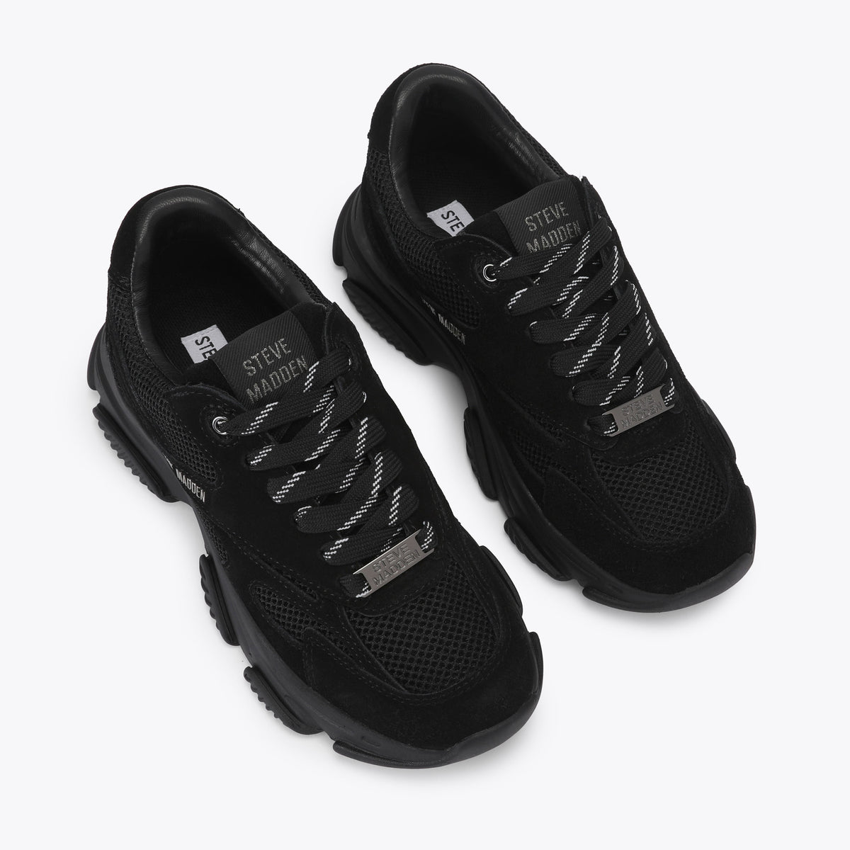 Front Row Black Suede