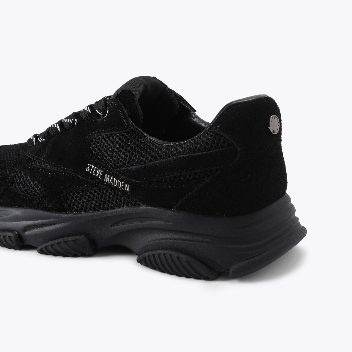 Front Row Black Suede