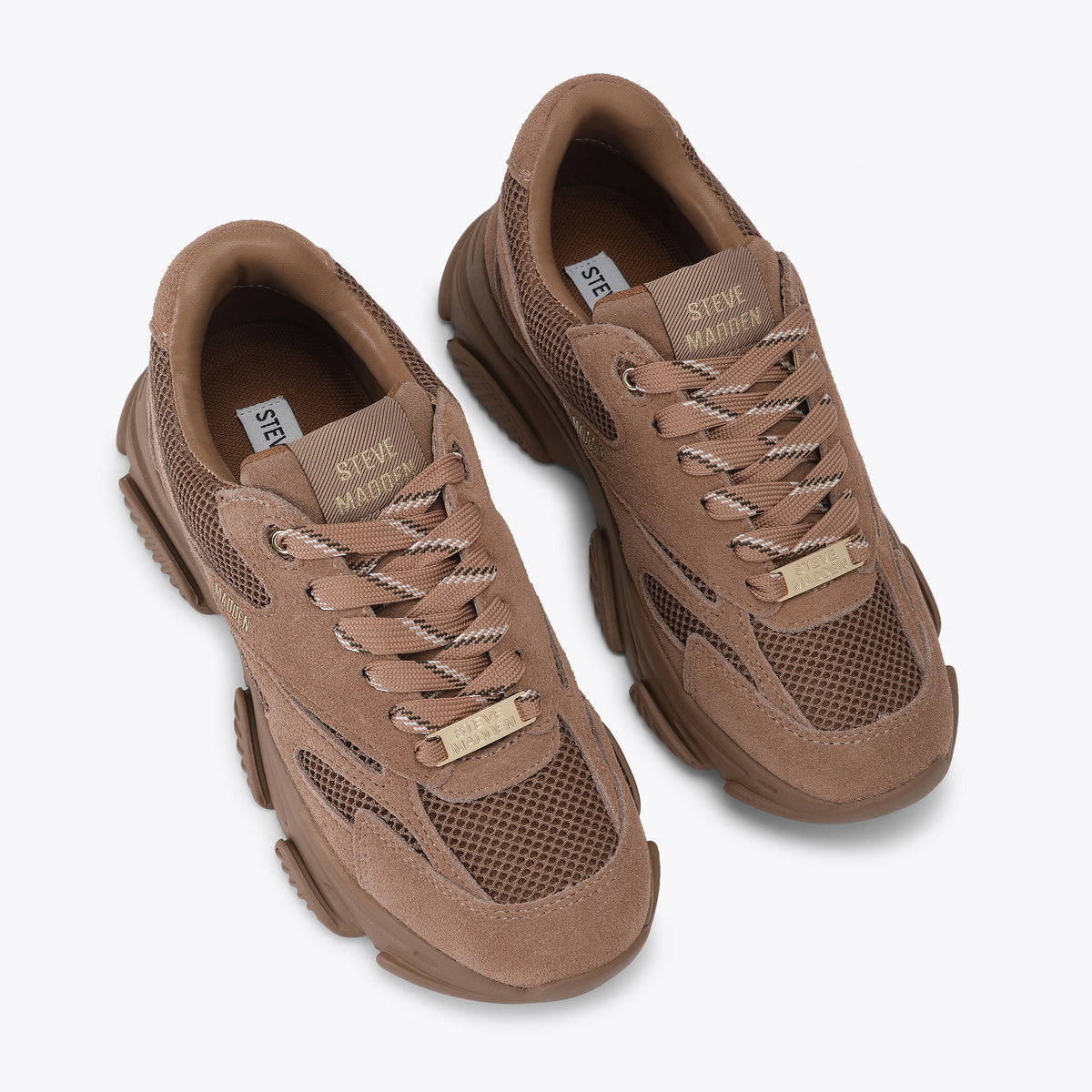 Front Row Brown Suede