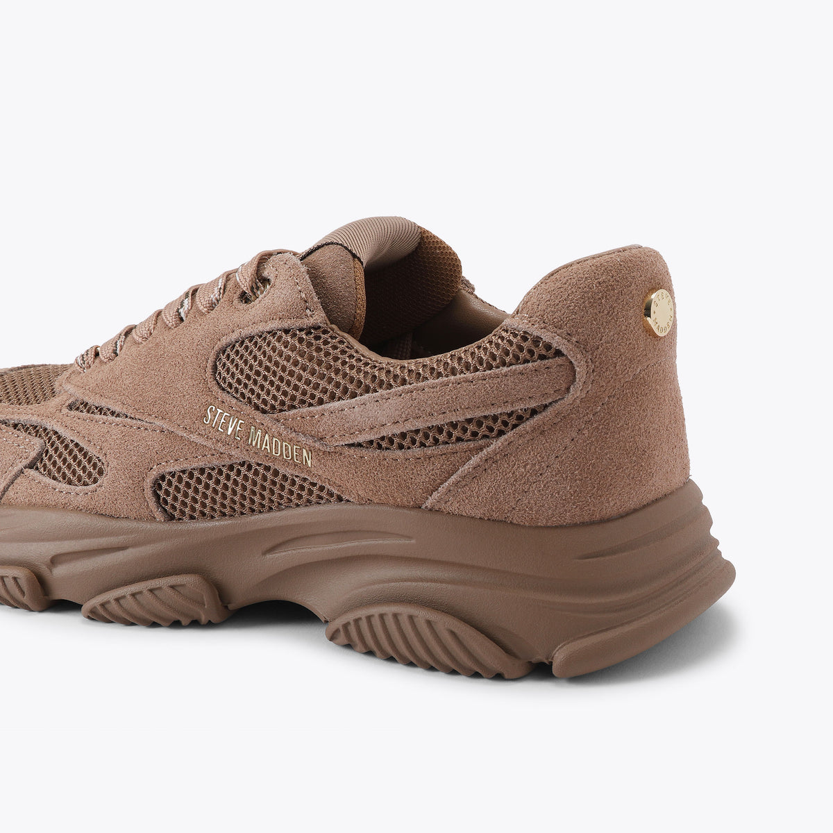 Front Row Brown Suede