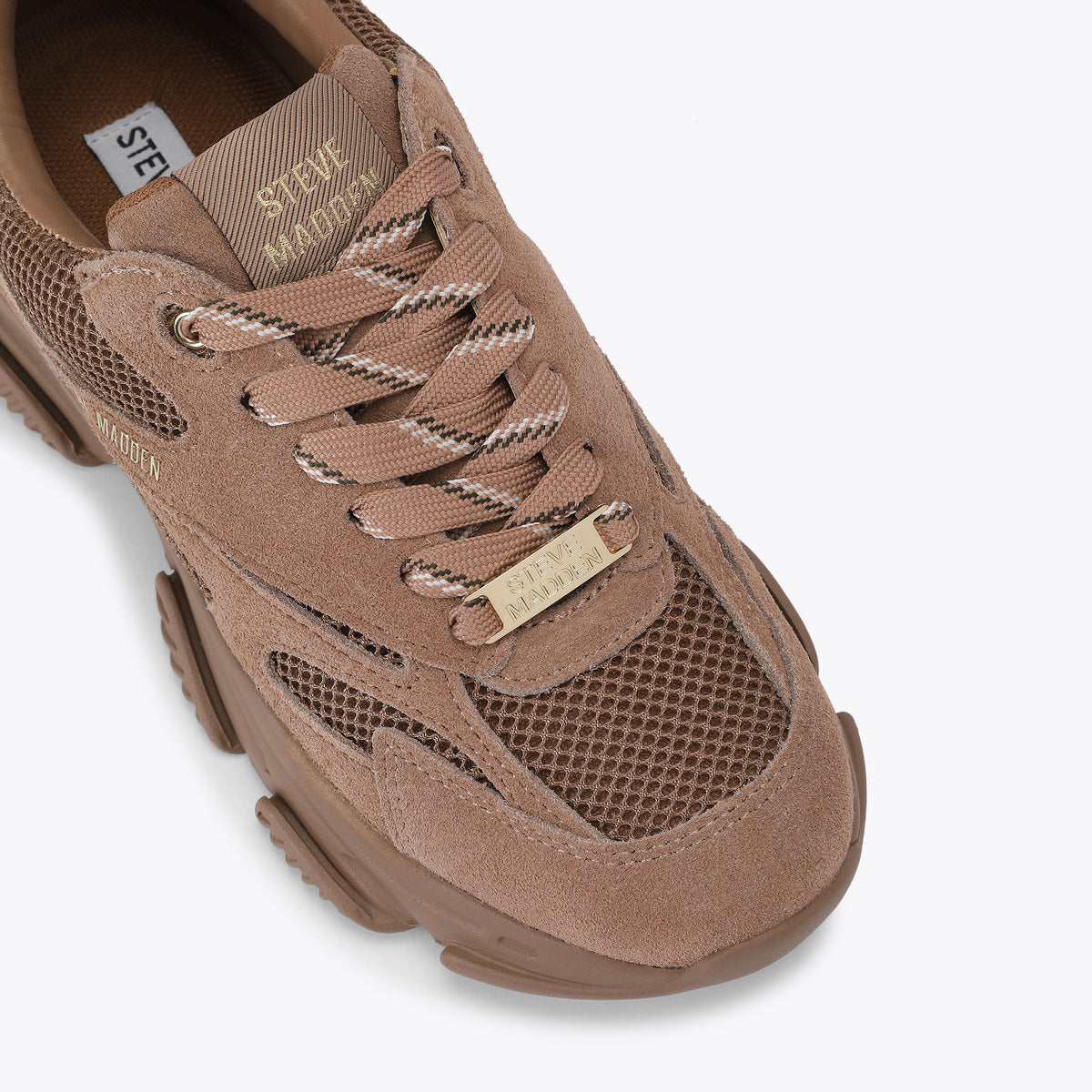 Front Row Brown Suede