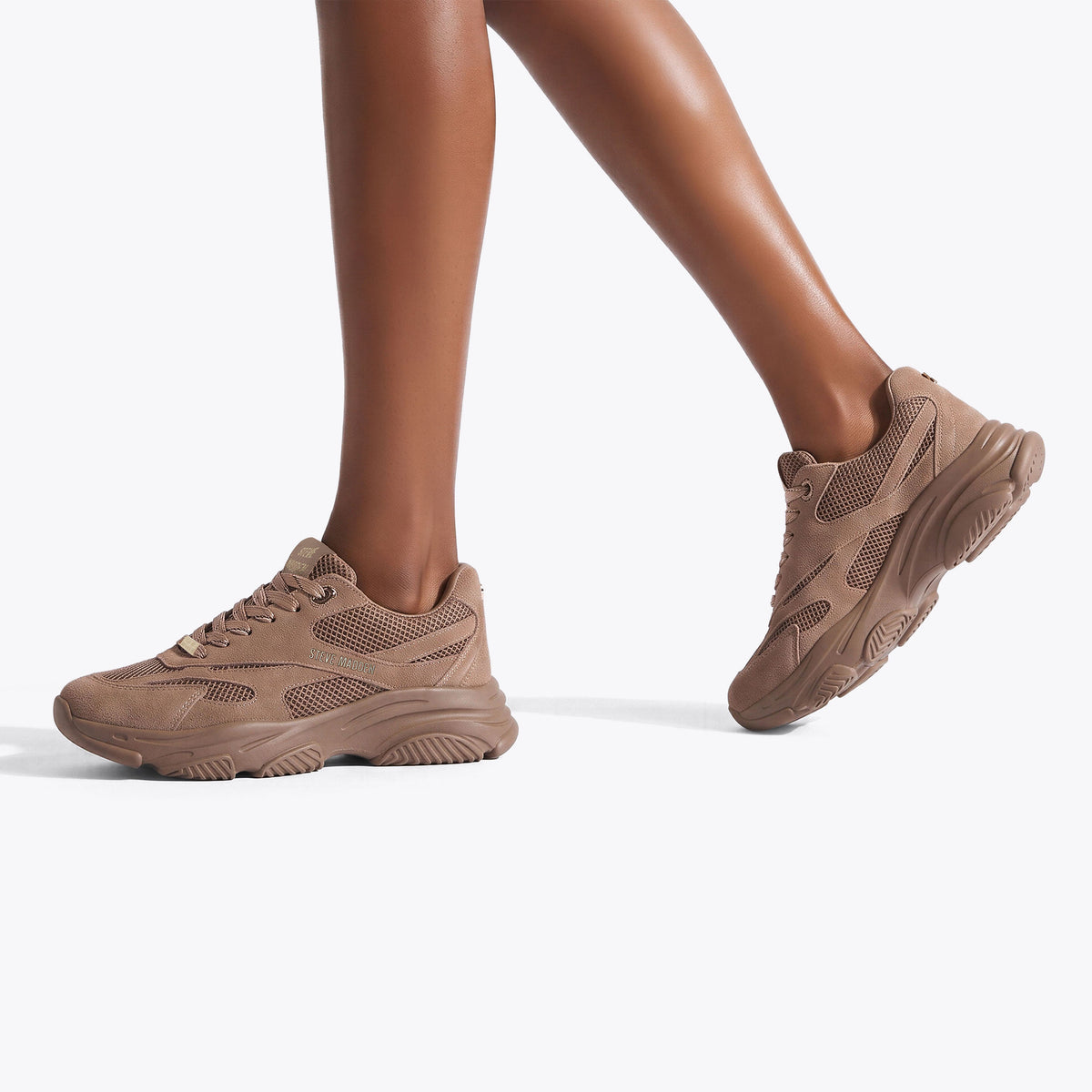 Front Row Brown Suede
