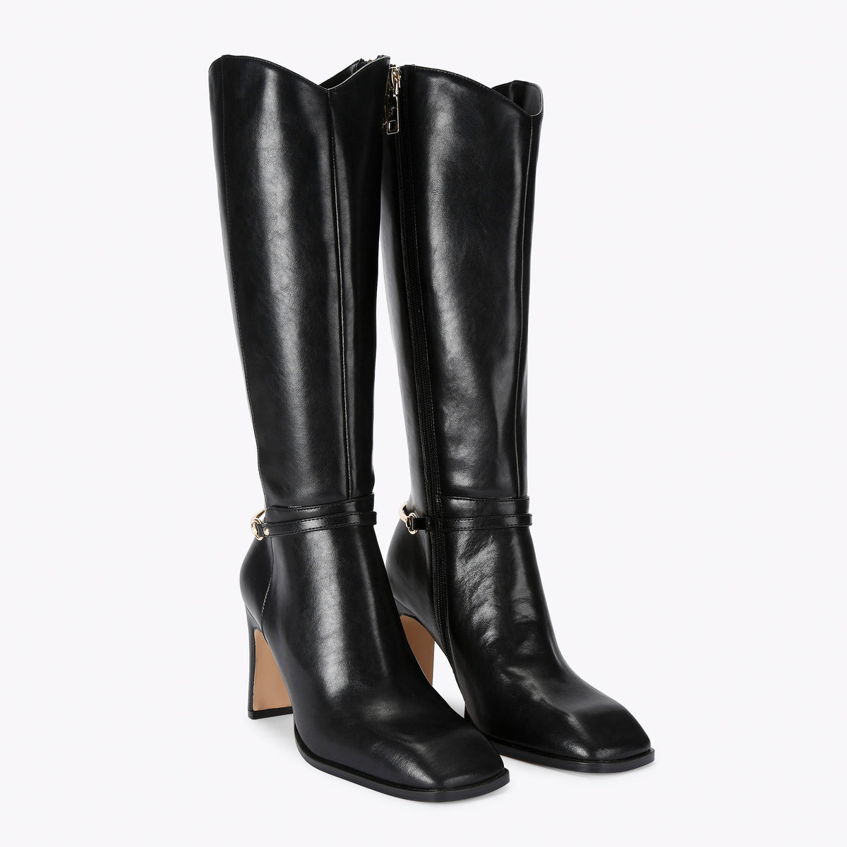 Shield Black Leather