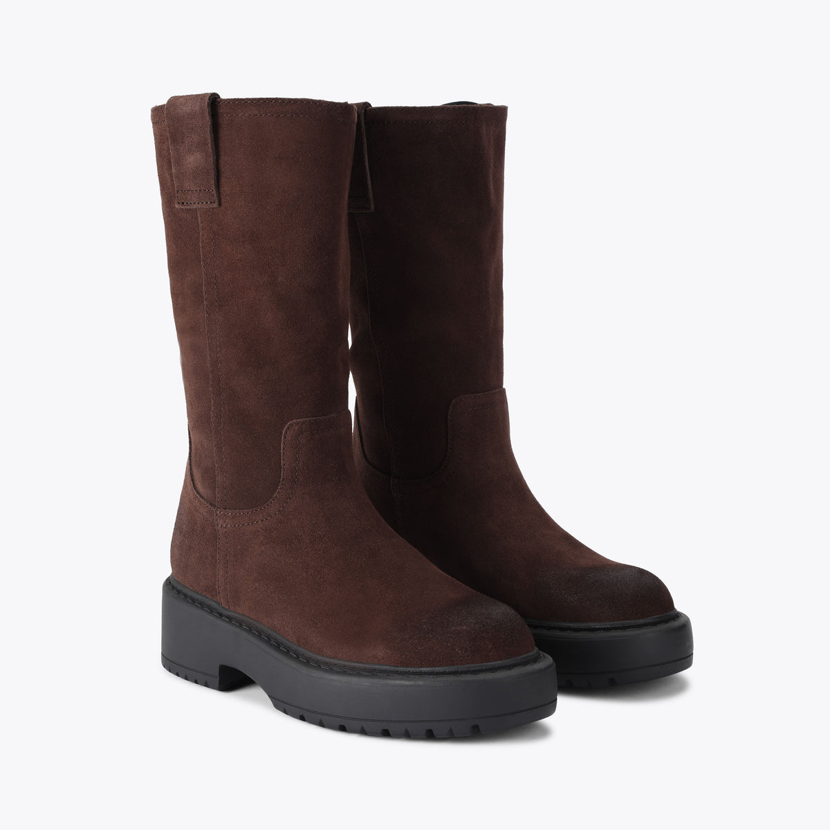 Ruckus Dark Brown Suede