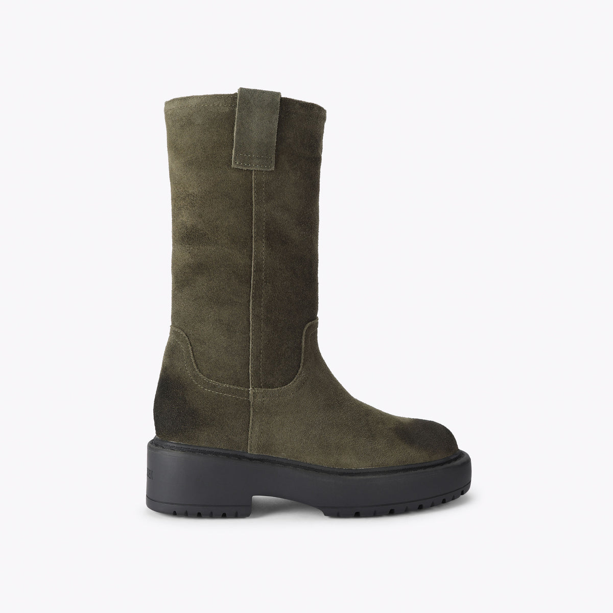 Ruckus Dark Green Suede
