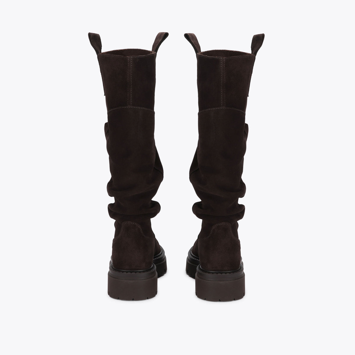 Kiona Dark Brown Suede