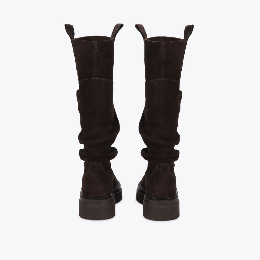 Kiona Dark Brown Suede - view 3