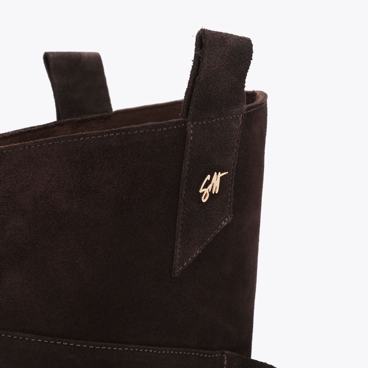 Kiona Dark Brown Suede