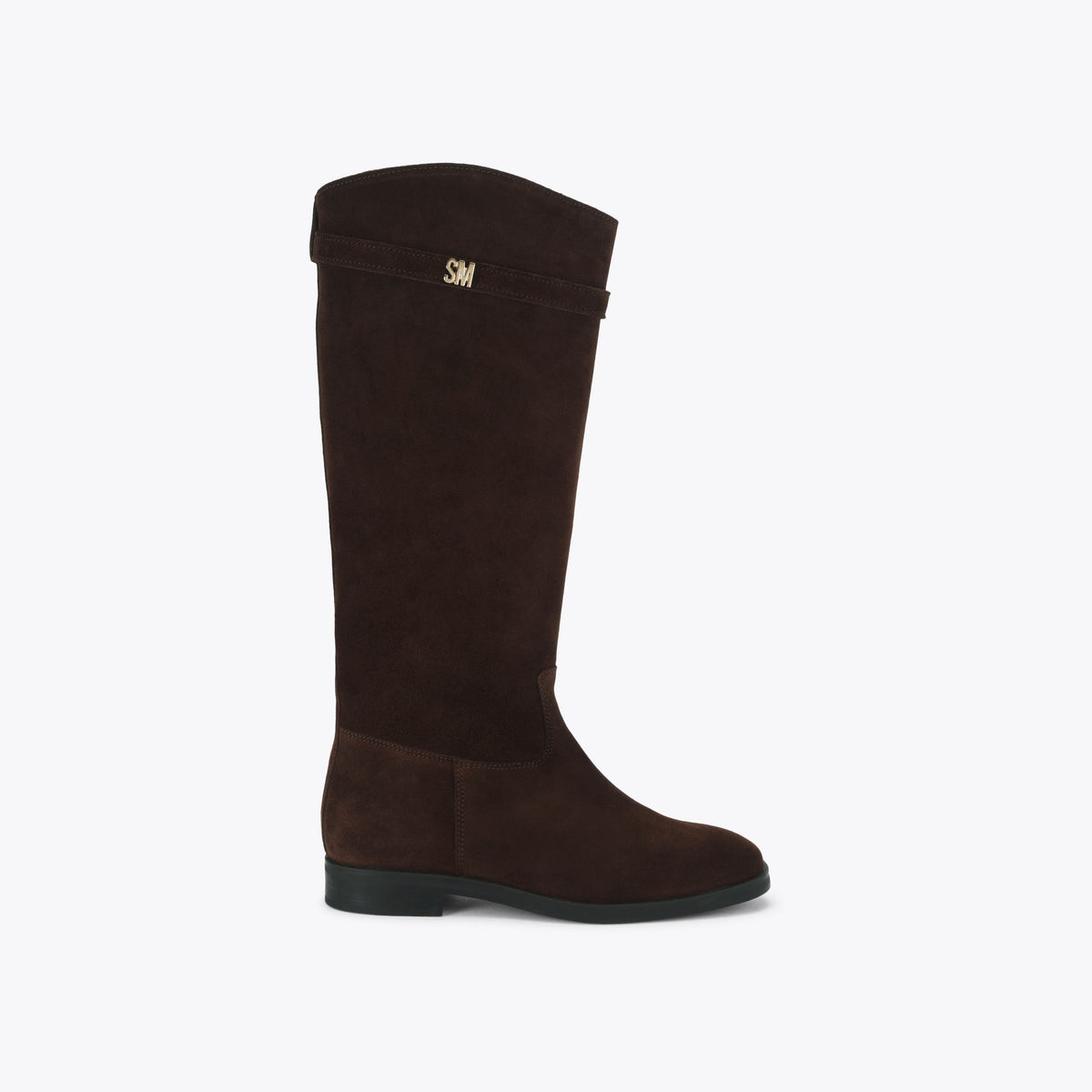 Novi Dark Brown Suede