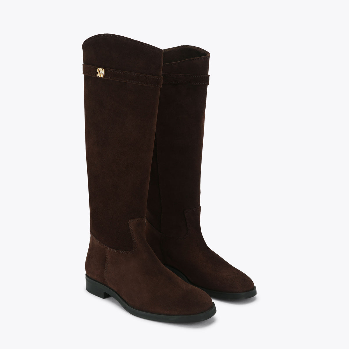 Novi Dark Brown Suede