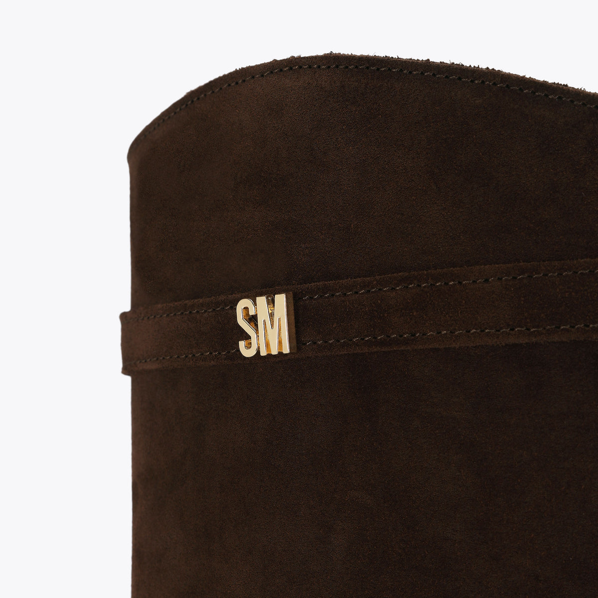 Novi Dark Brown Suede