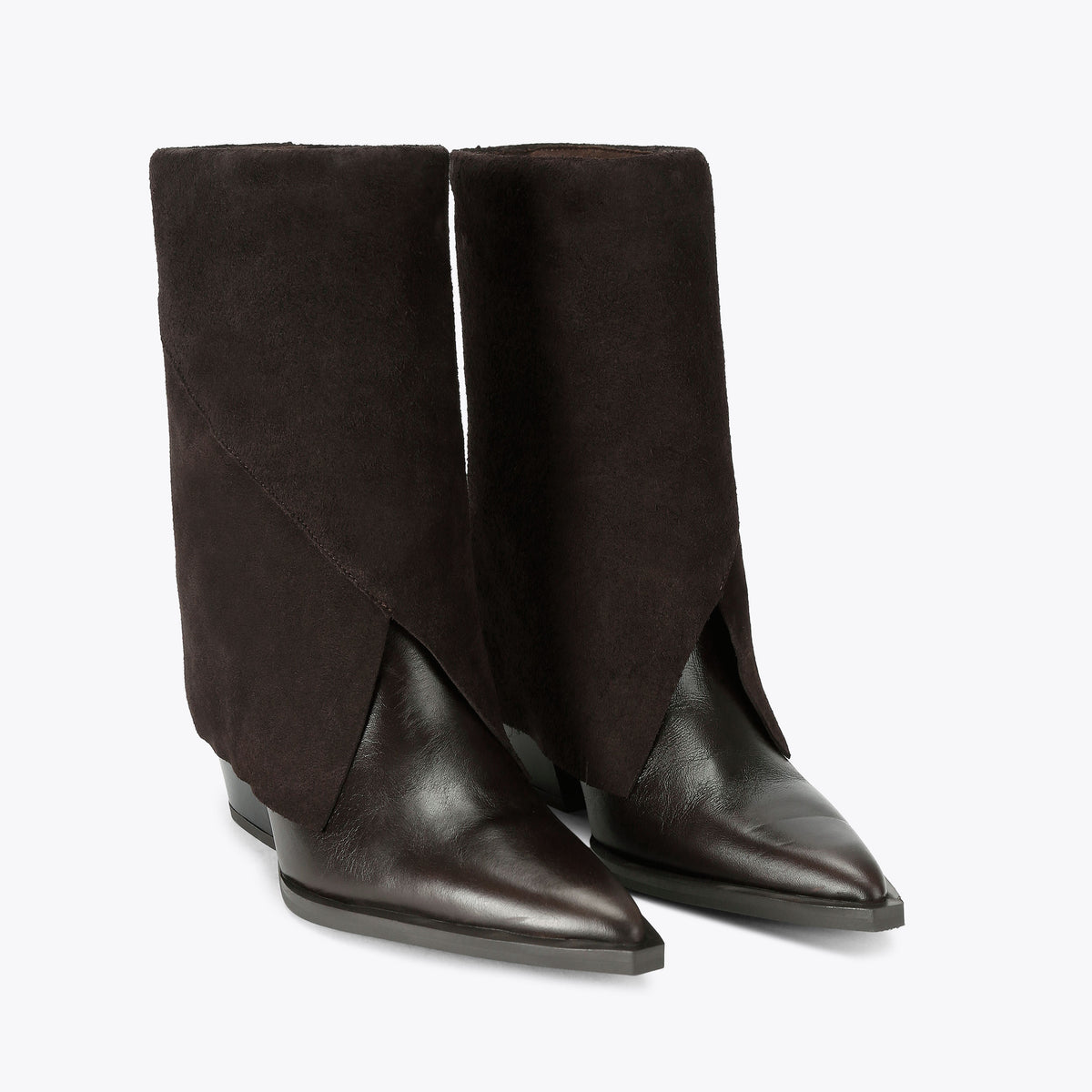 Mccoy Dark Brown Suede