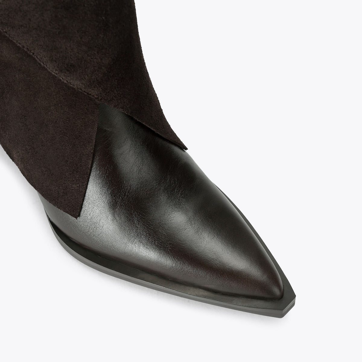 Mccoy Dark Brown Suede