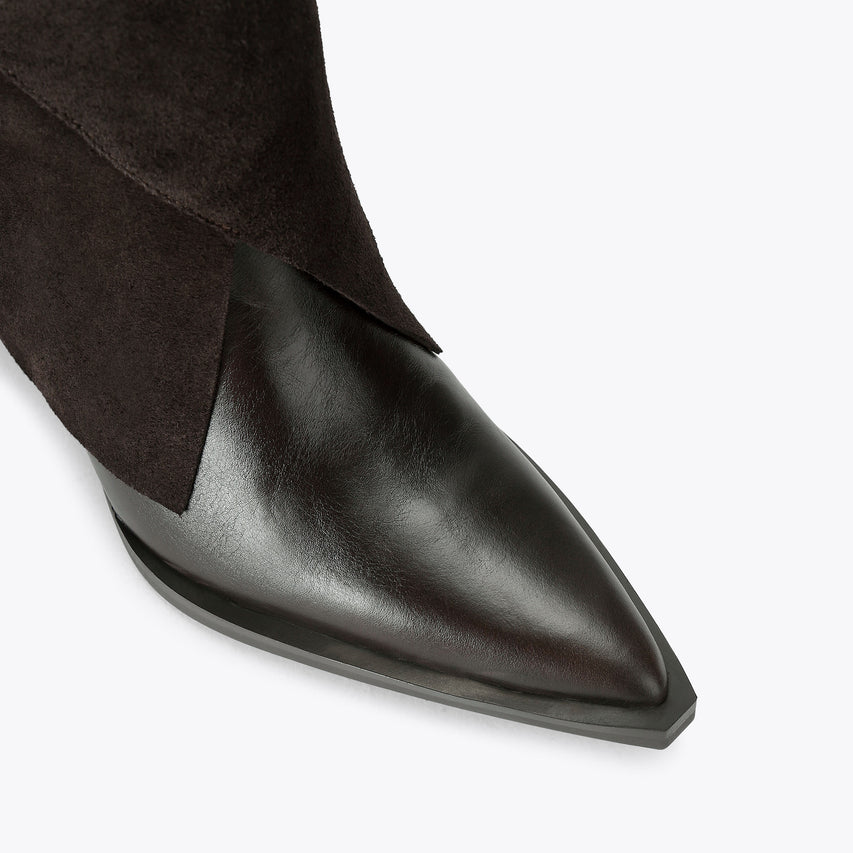 Mccoy Dark Brown Suede - view 5