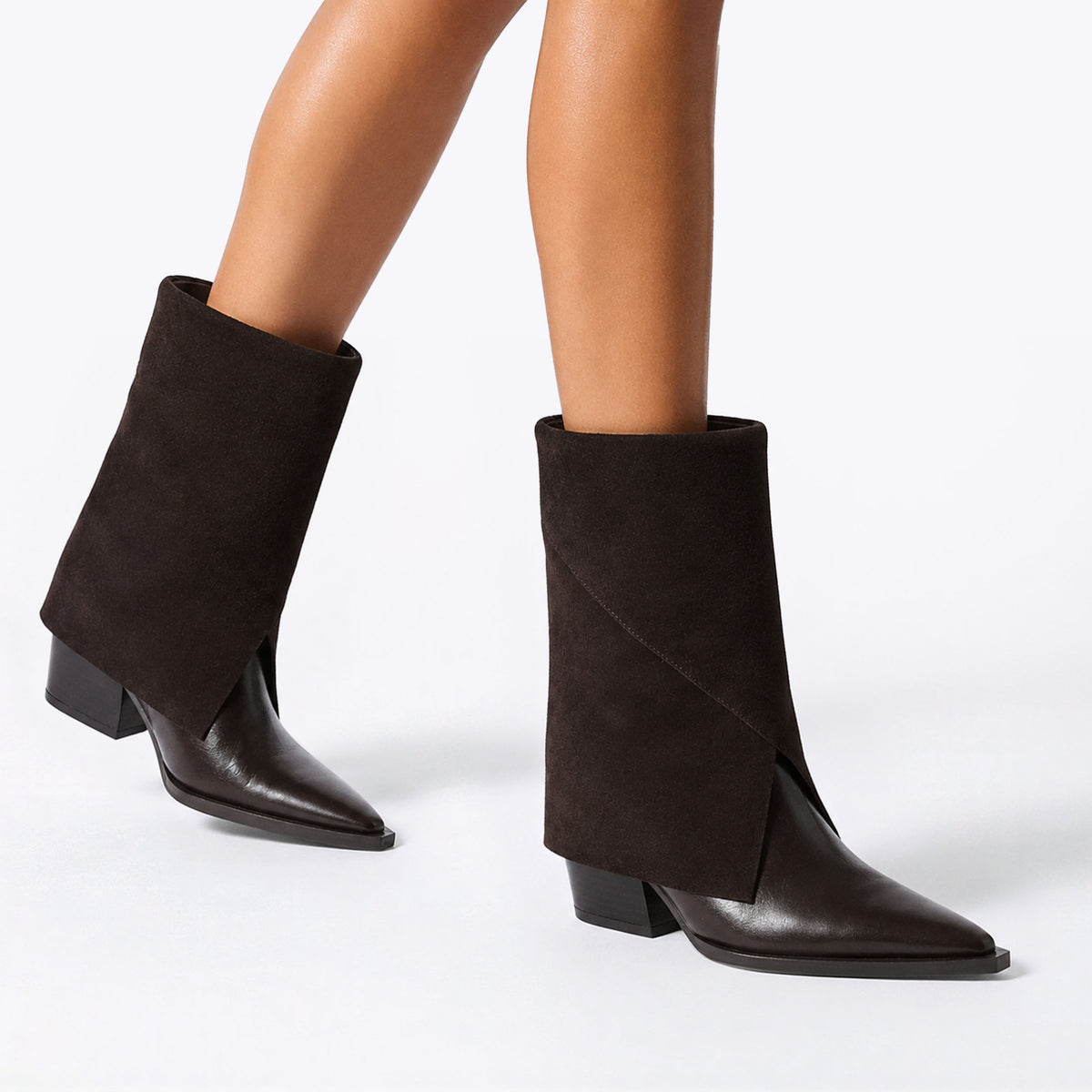 Mccoy Dark Brown Suede