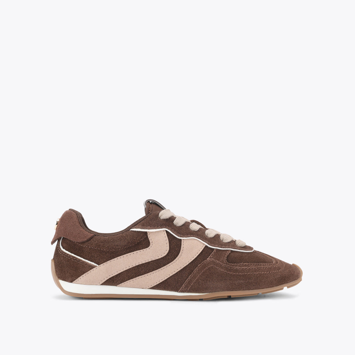 Abbi Dark Brown Suede