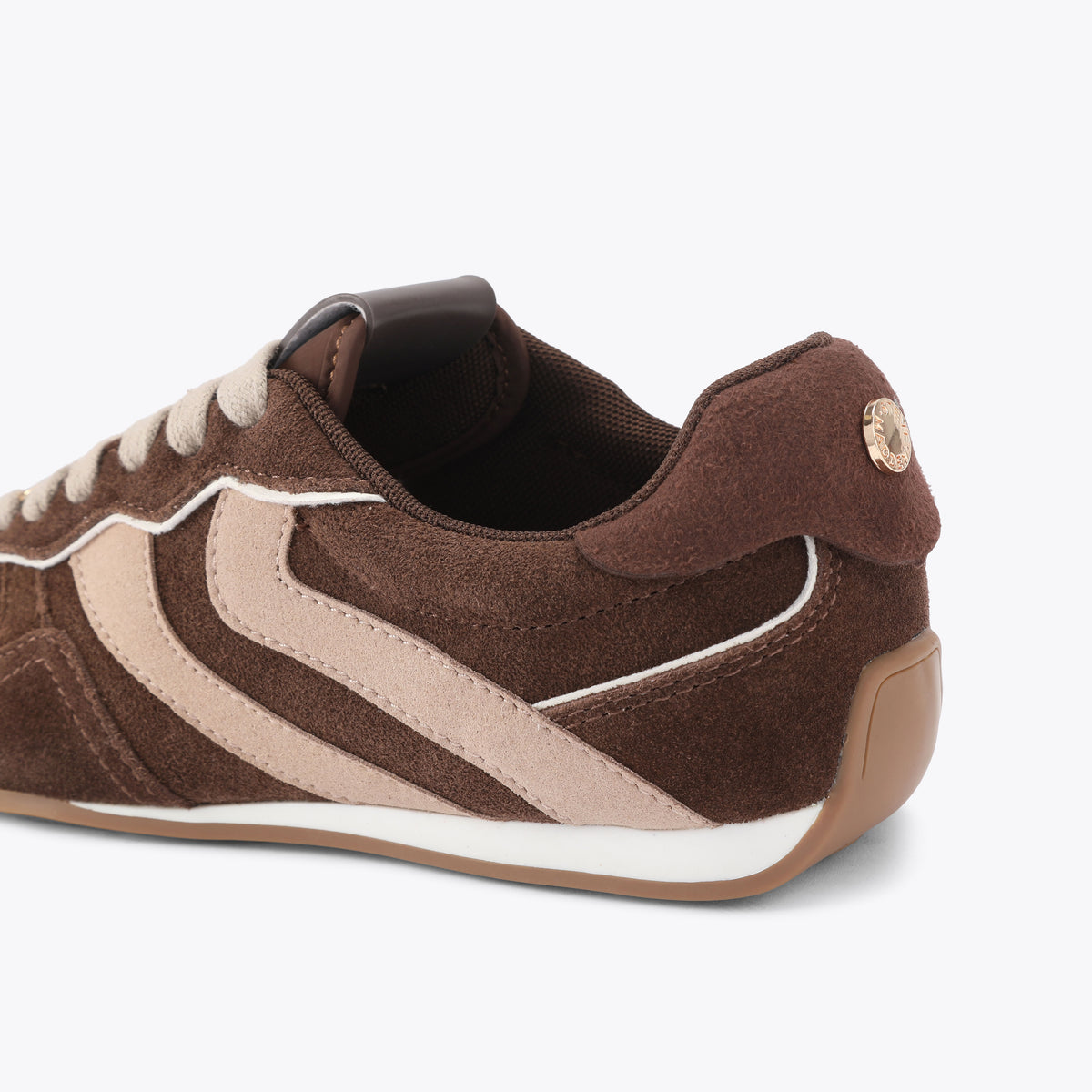 Abbi Dark Brown Suede