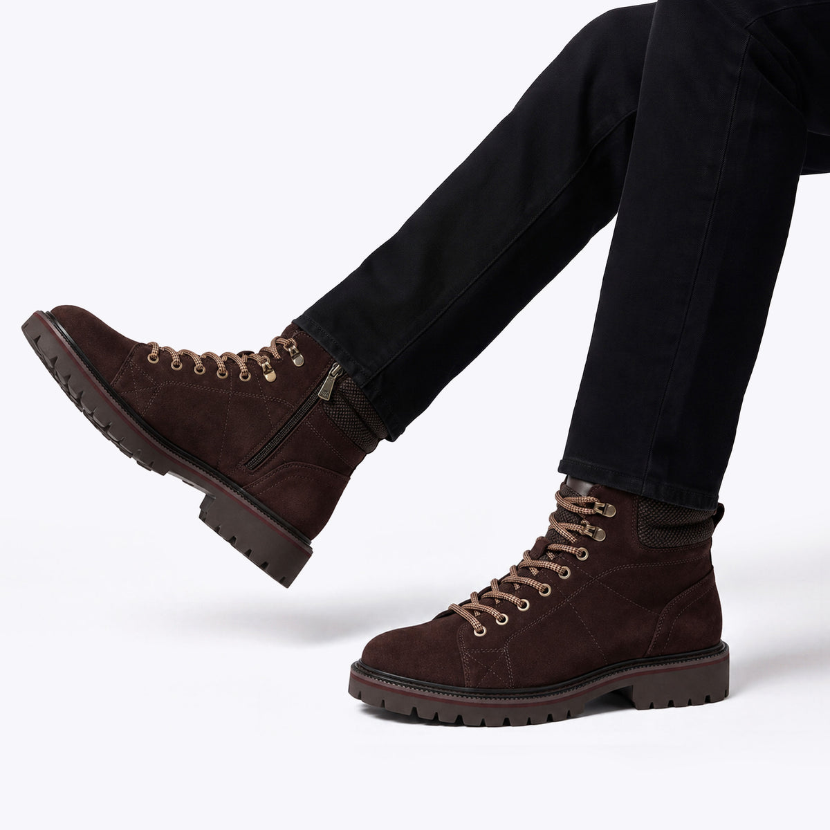 Axton Brown Suede