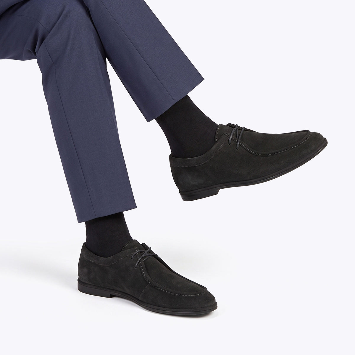 Stirling Black Suede