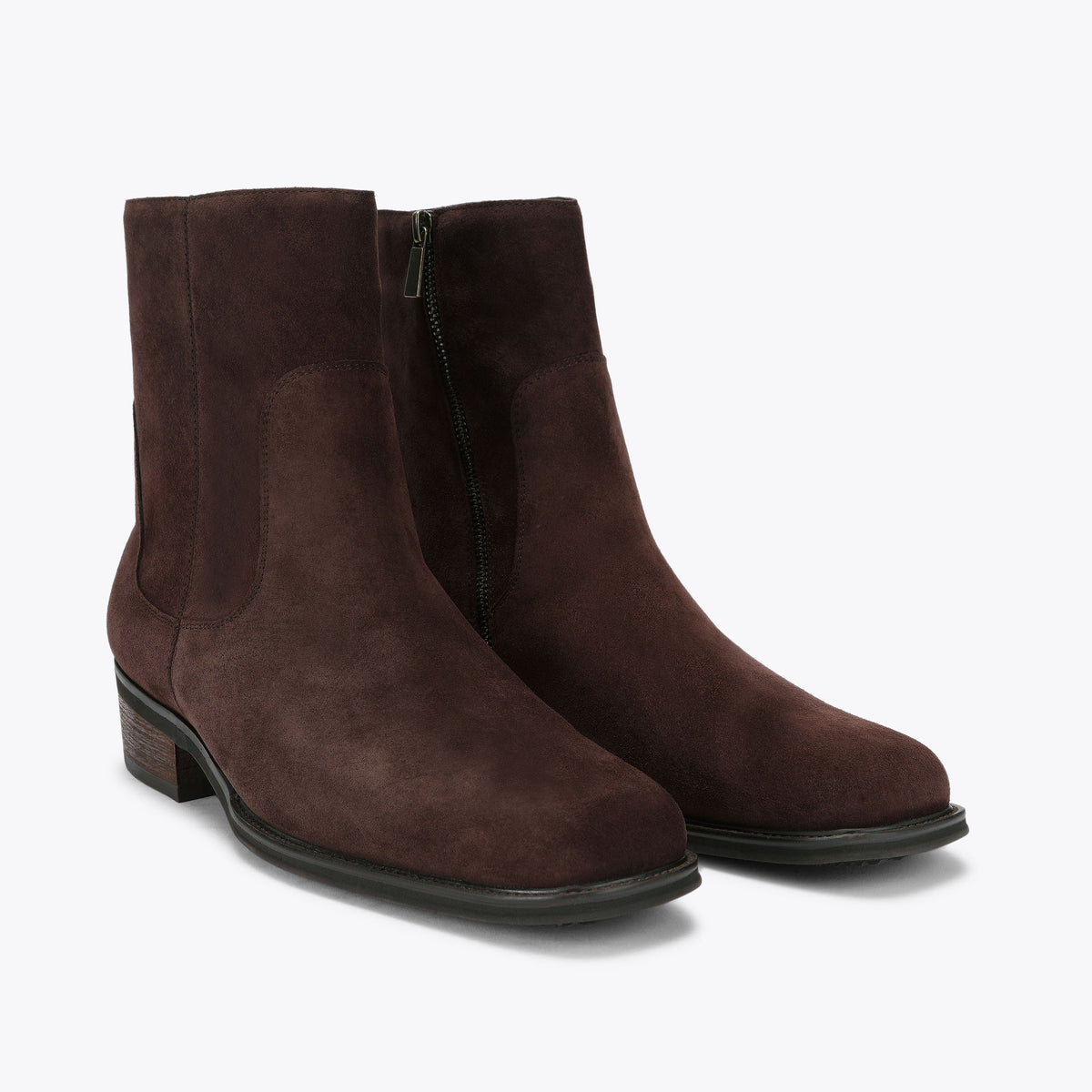 Jasper Dark Brown Suede