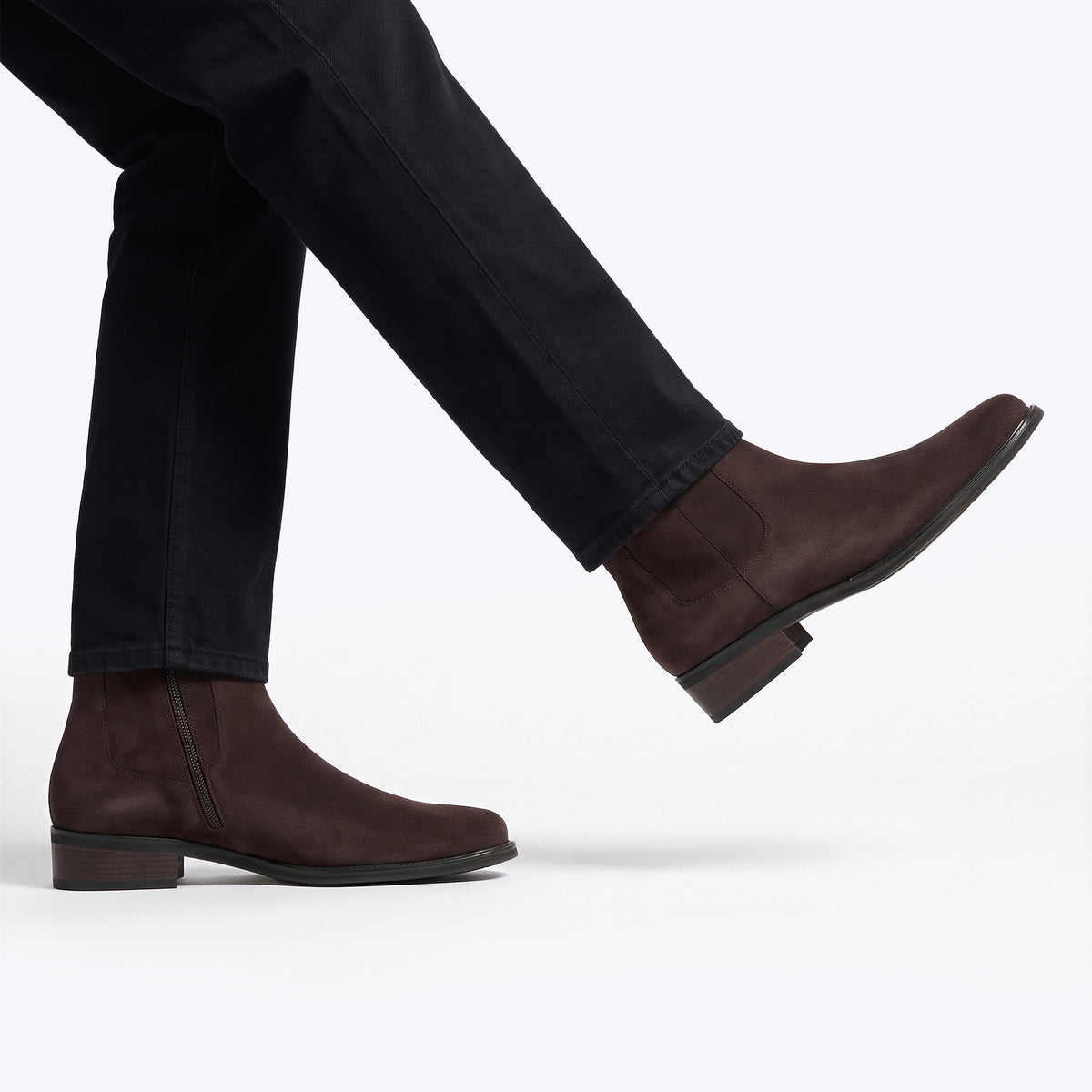 Jasper Dark Brown Suede